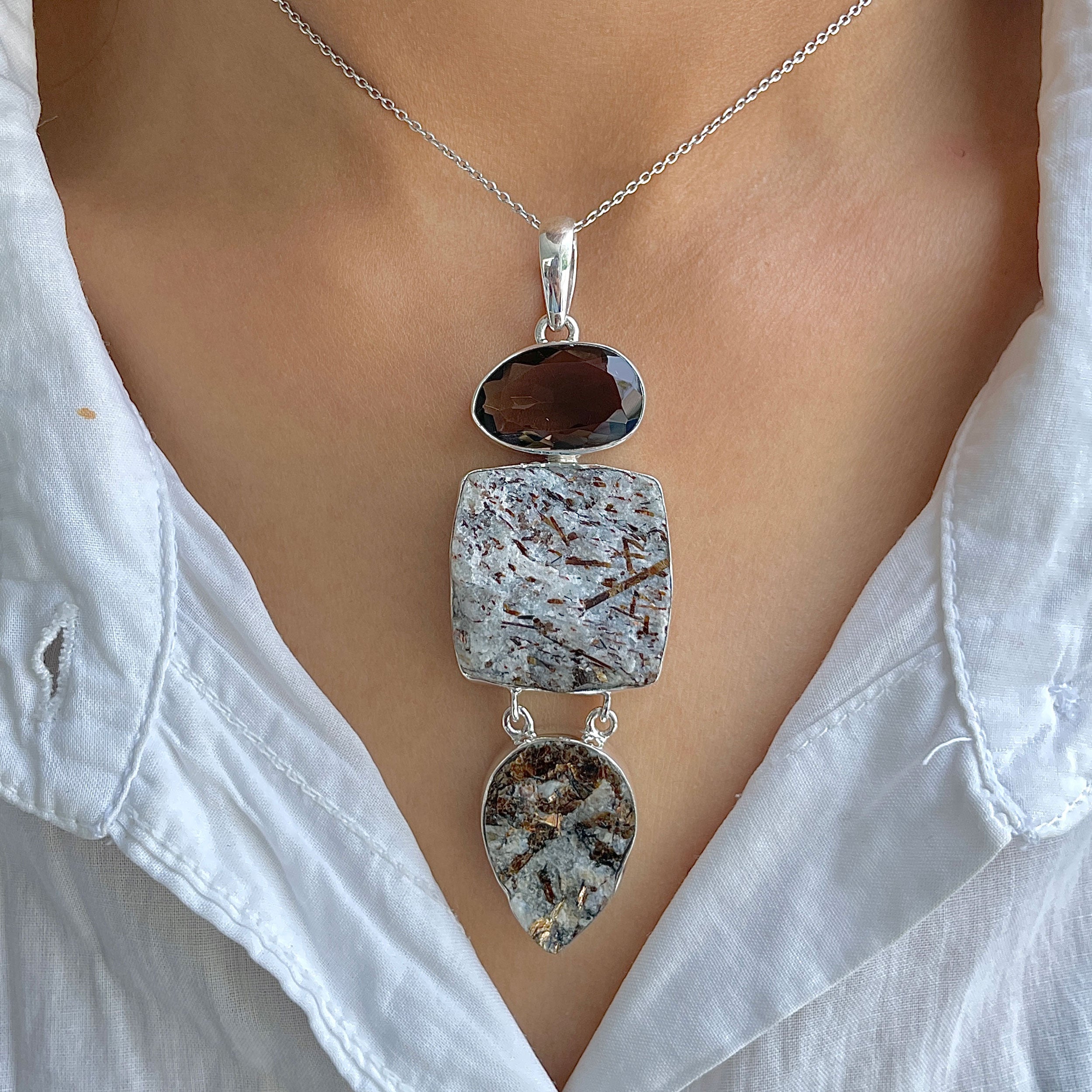 Astrophyllite Pendant-(AST-P-40.)