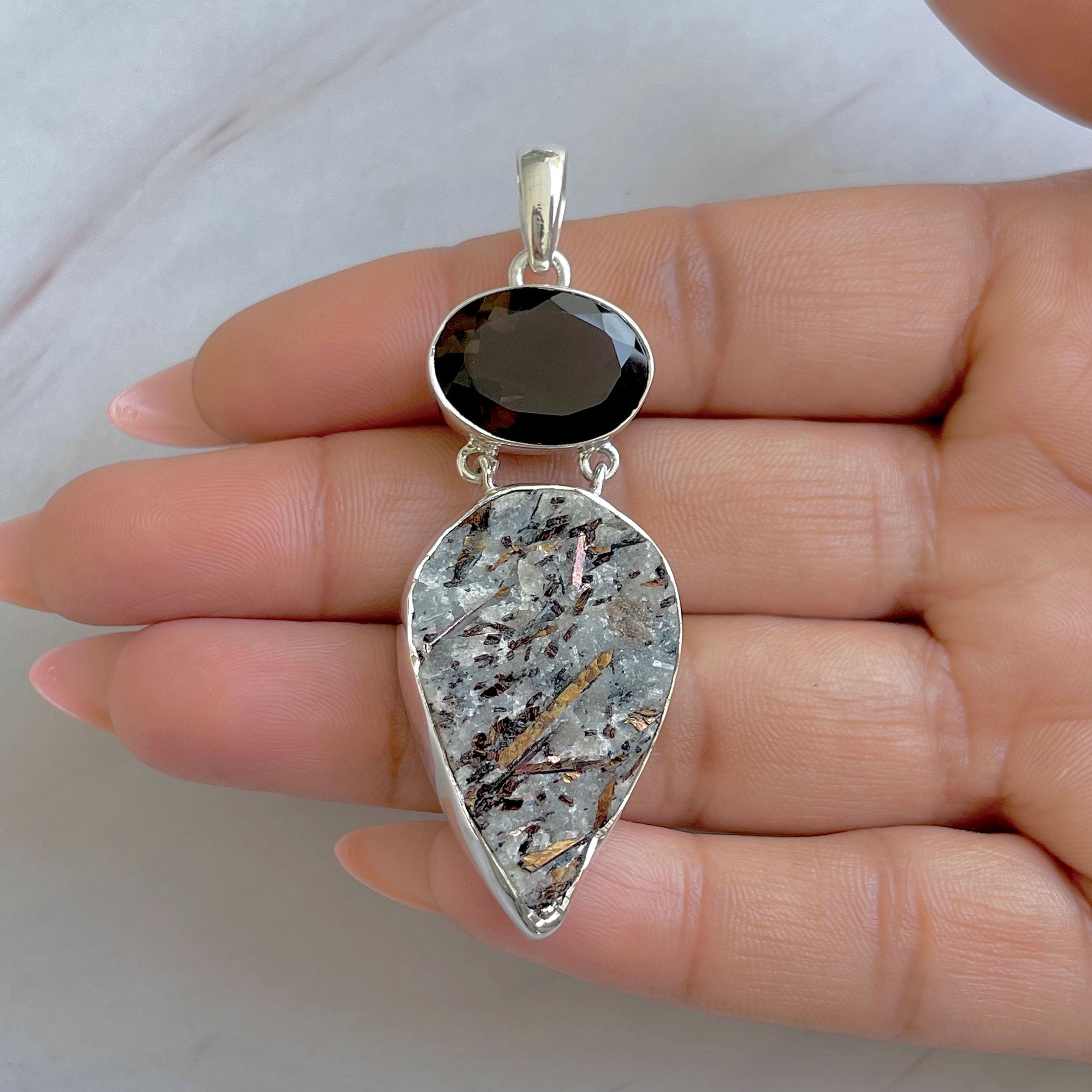Astrophyllite Pendant-(AST-P-41.)