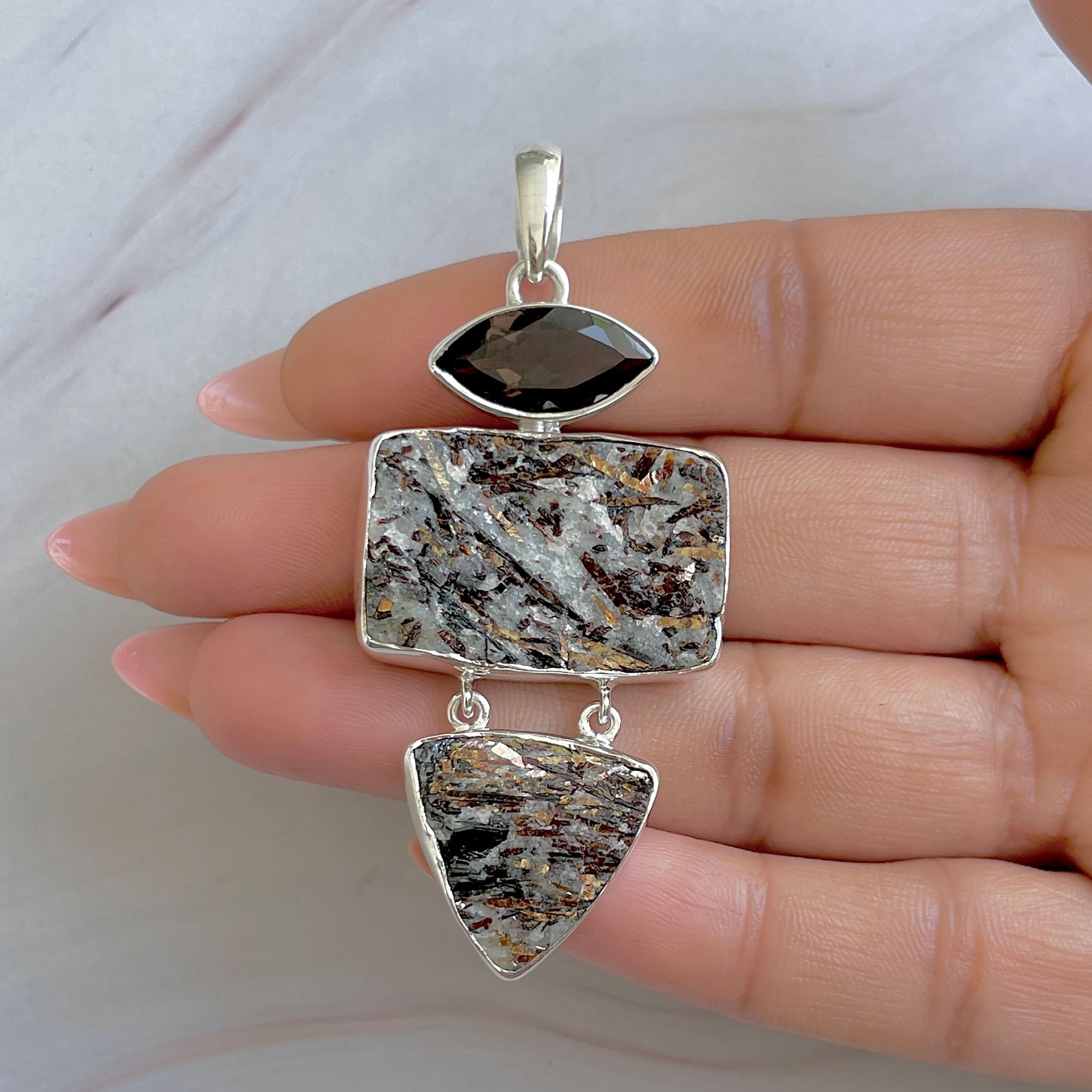 Astrophyllite Pendant-(AST-P-43.)