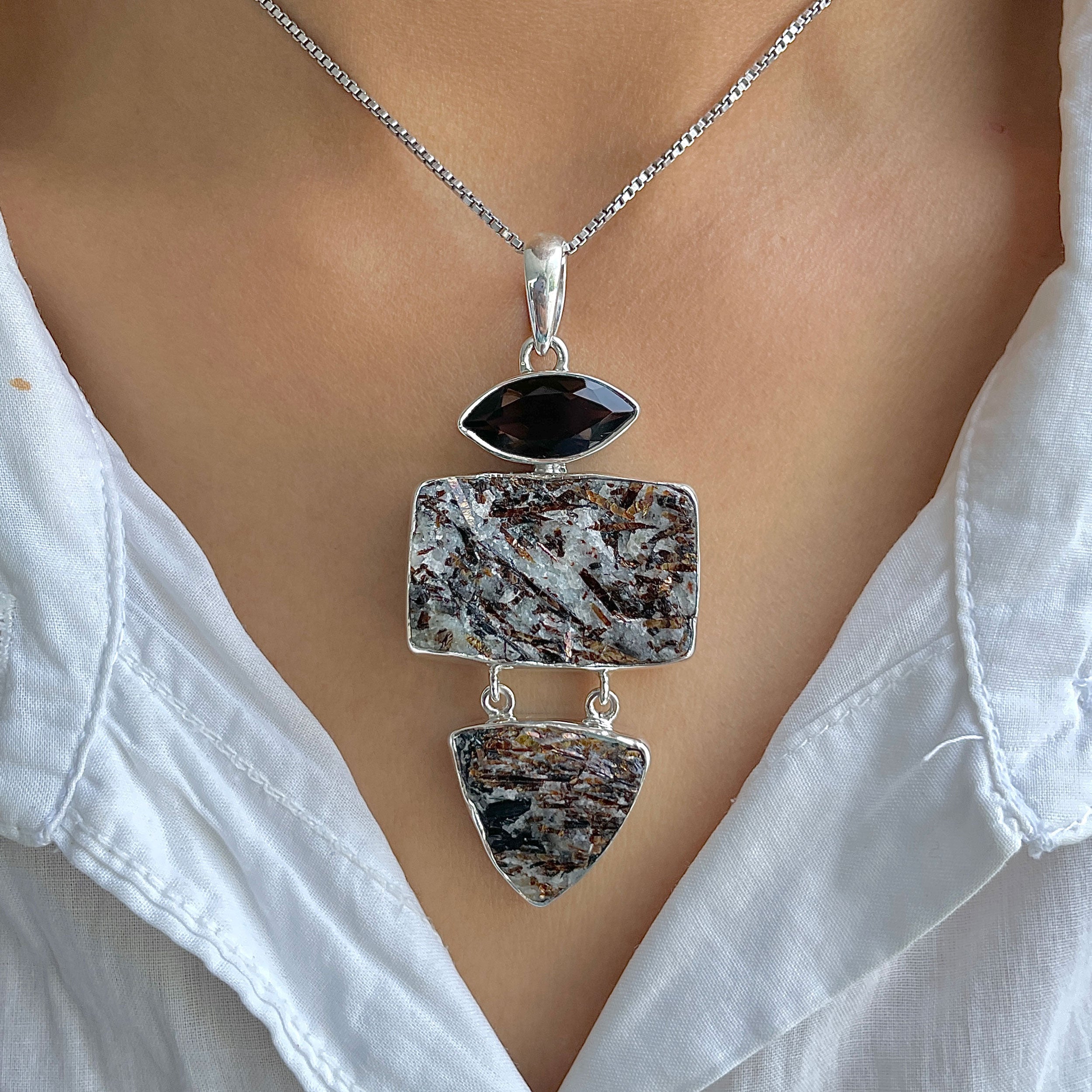 Astrophyllite Pendant-(AST-P-43.)
