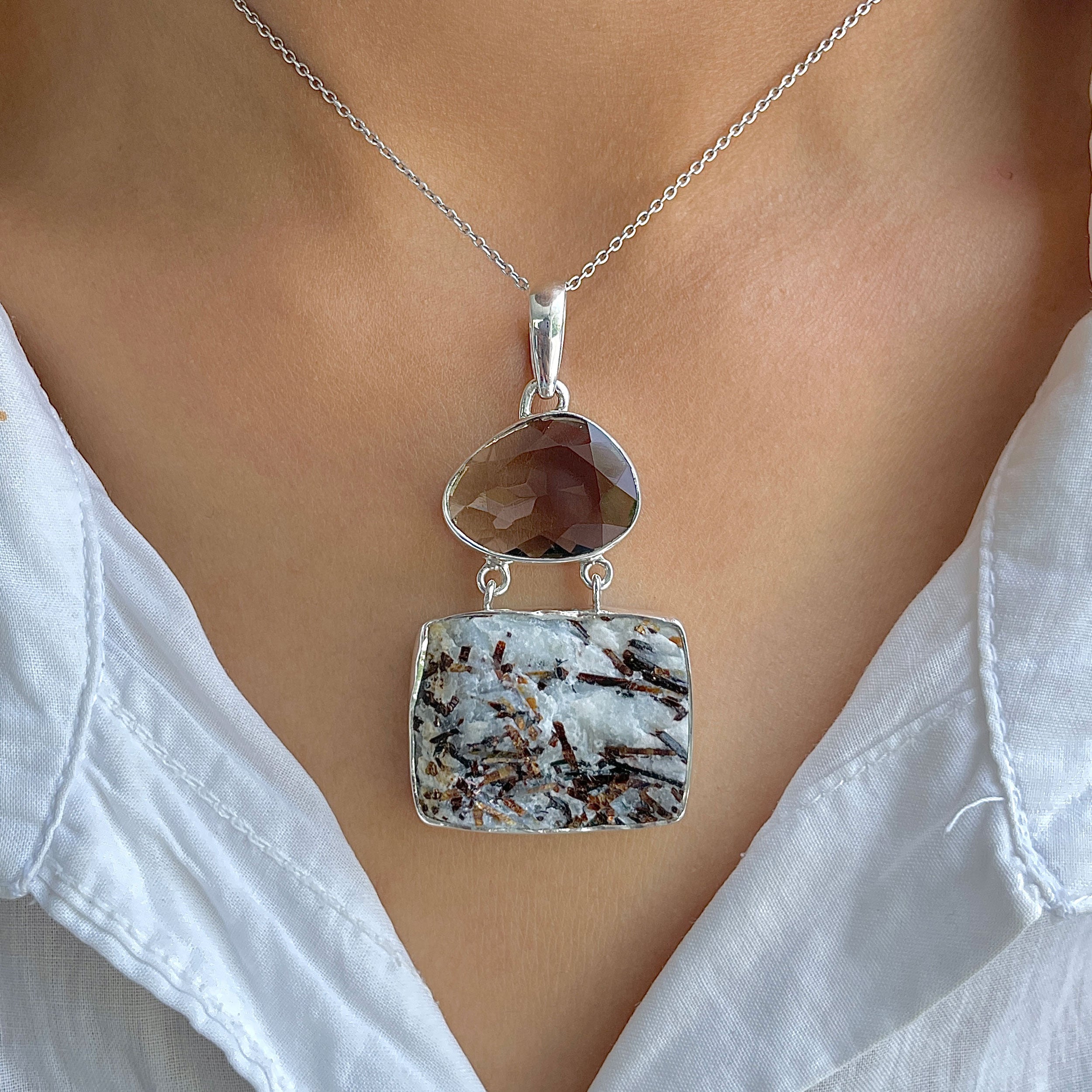 Astrophyllite Pendant-(AST-P-44.)