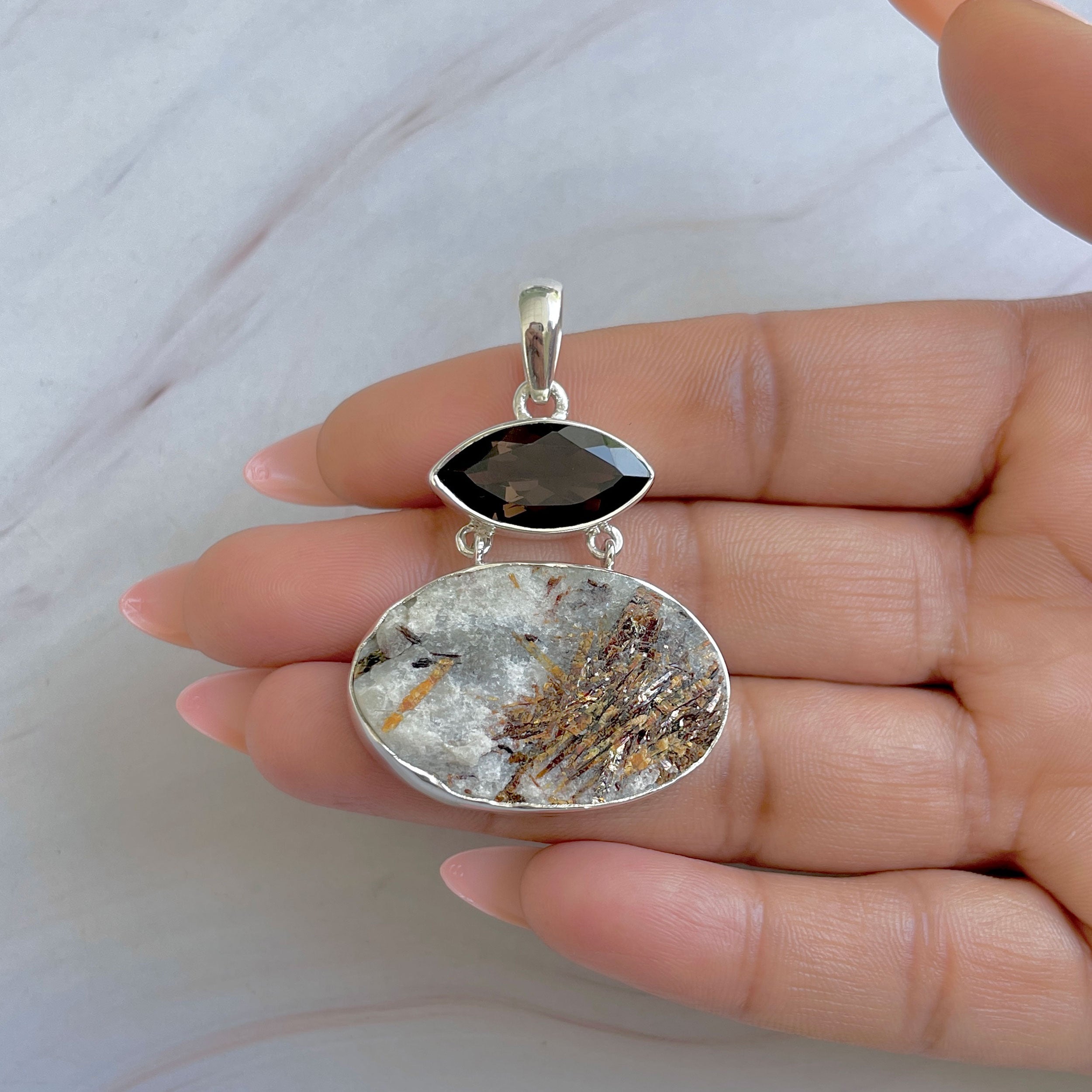 Astrophyllite Pendant-(AST-P-47.)