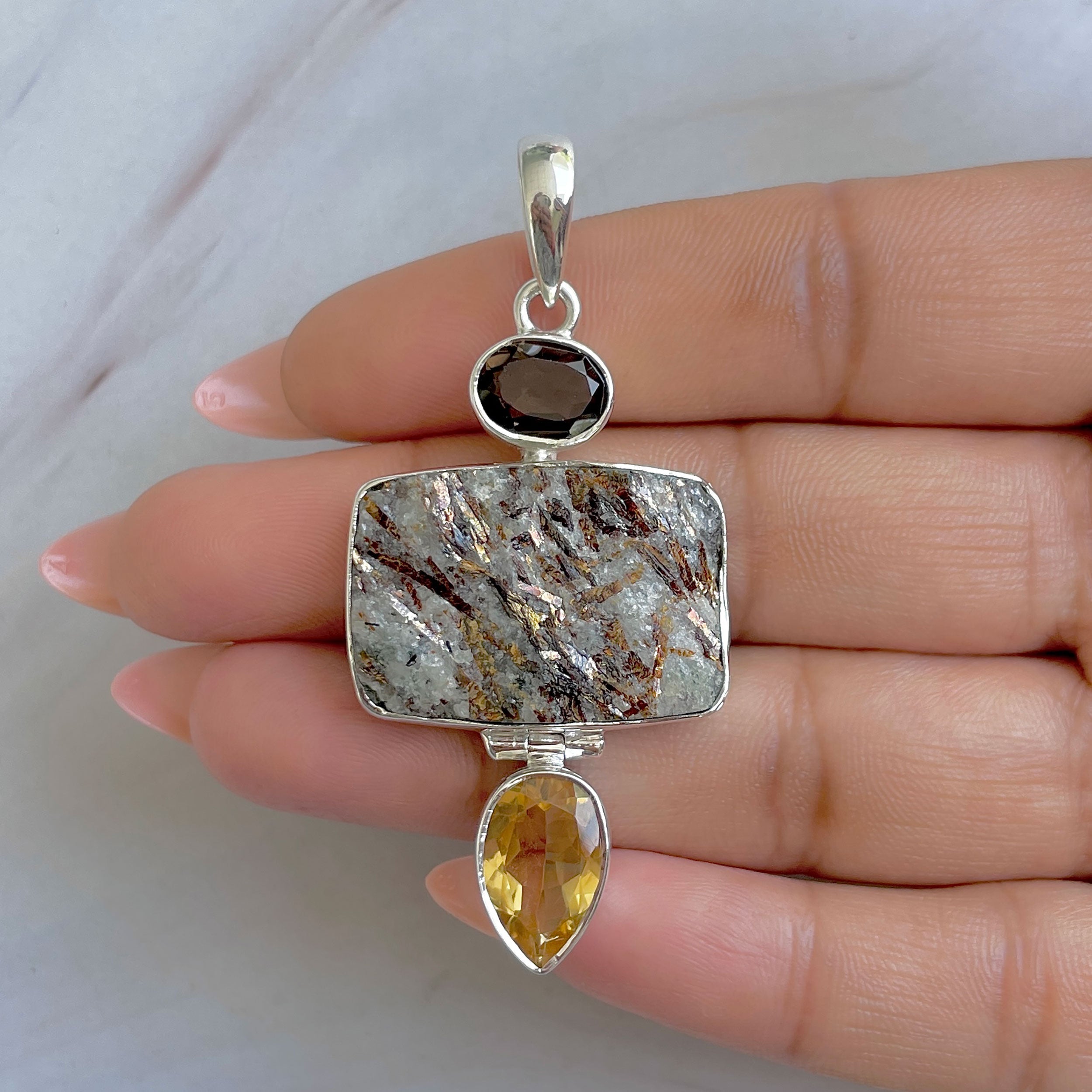 Astrophyllite Pendant-(AST-P-49.)