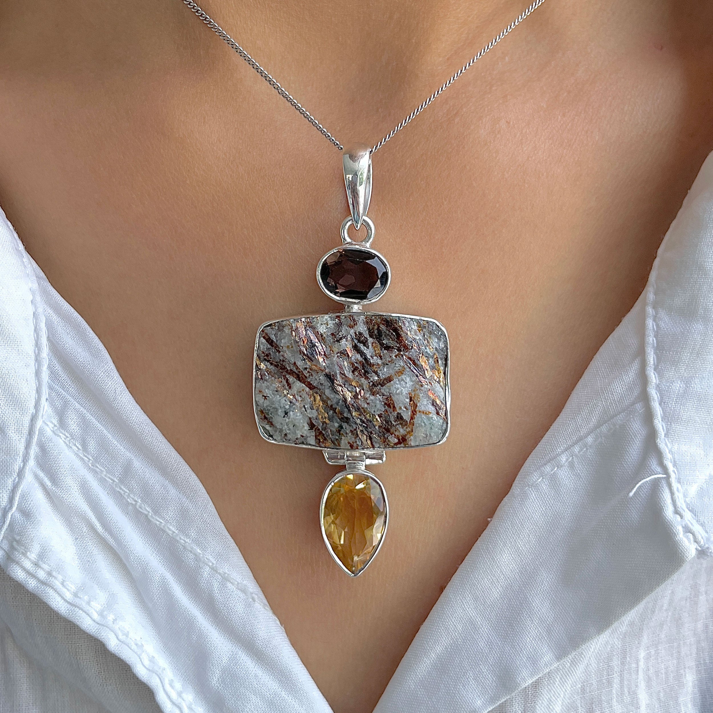 Astrophyllite Pendant-(AST-P-49.)