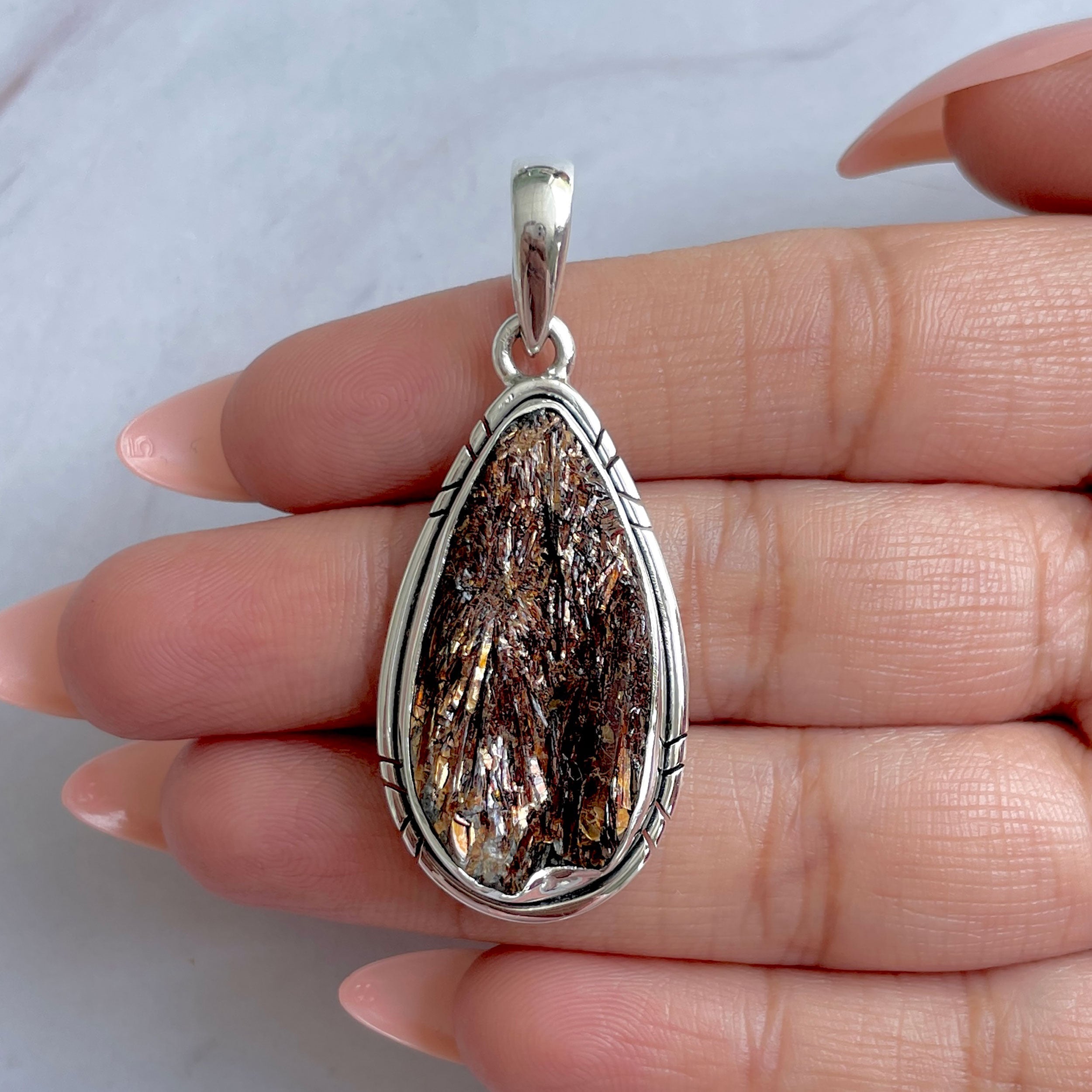 Astrophyllite Pendant-(AST-P-51.)