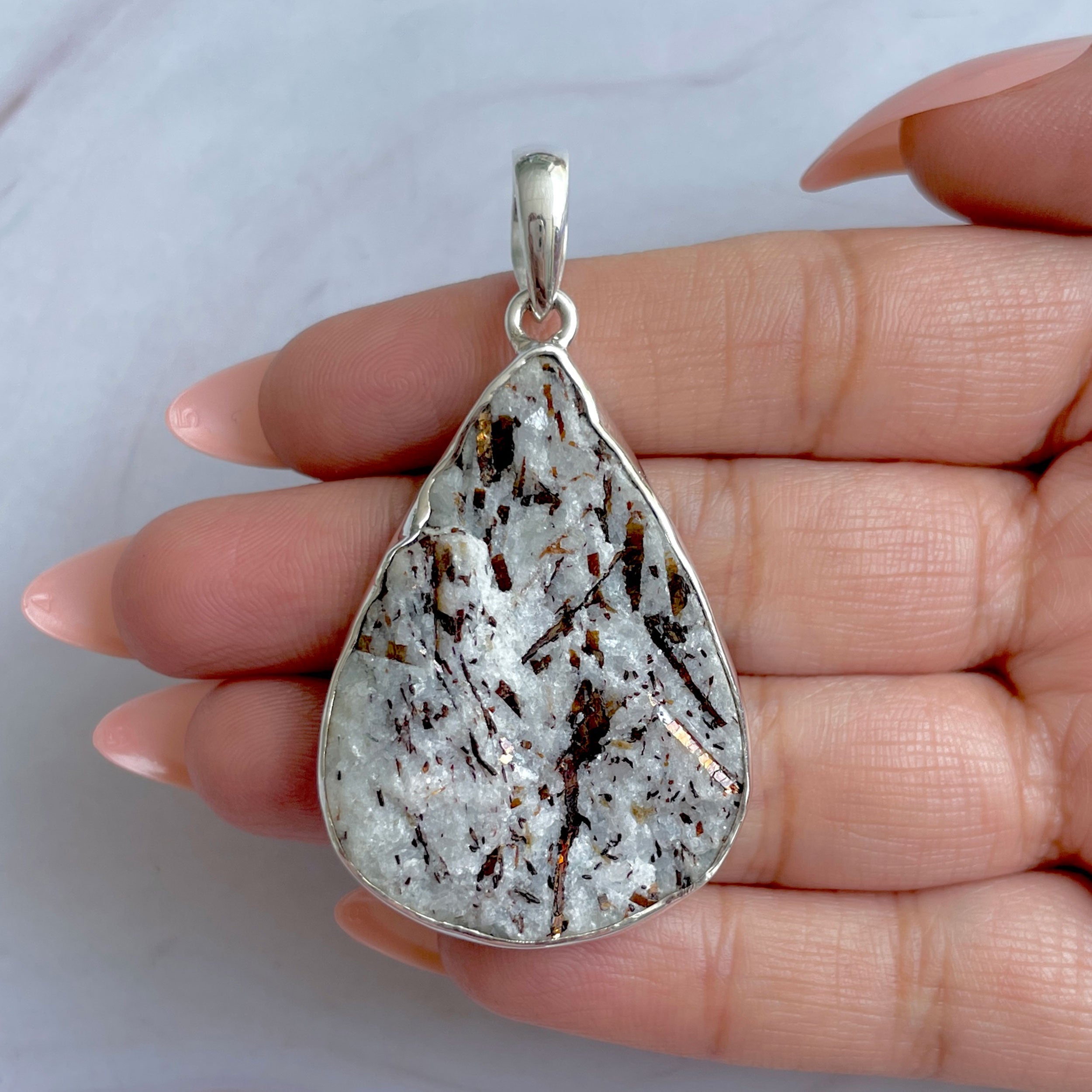 Astrophyllite Pendant-(AST-P-52.)