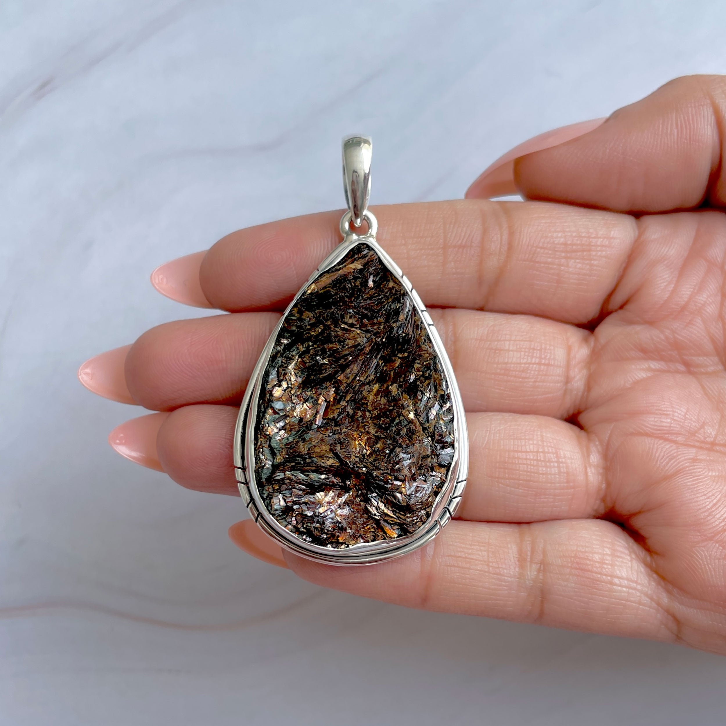 Astrophyllite Pendant-(AST-P-53.)