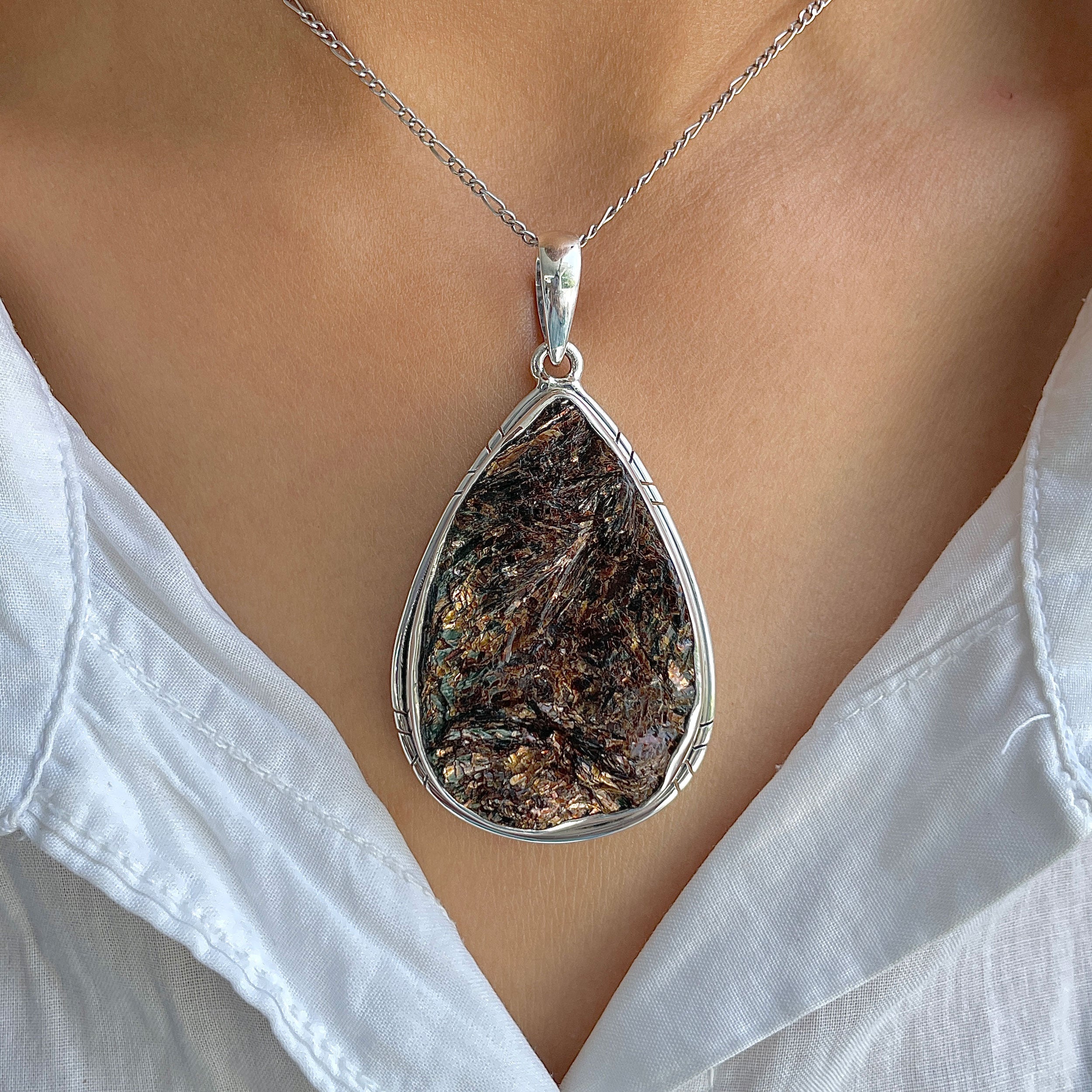 Astrophyllite Pendant-(AST-P-53.)