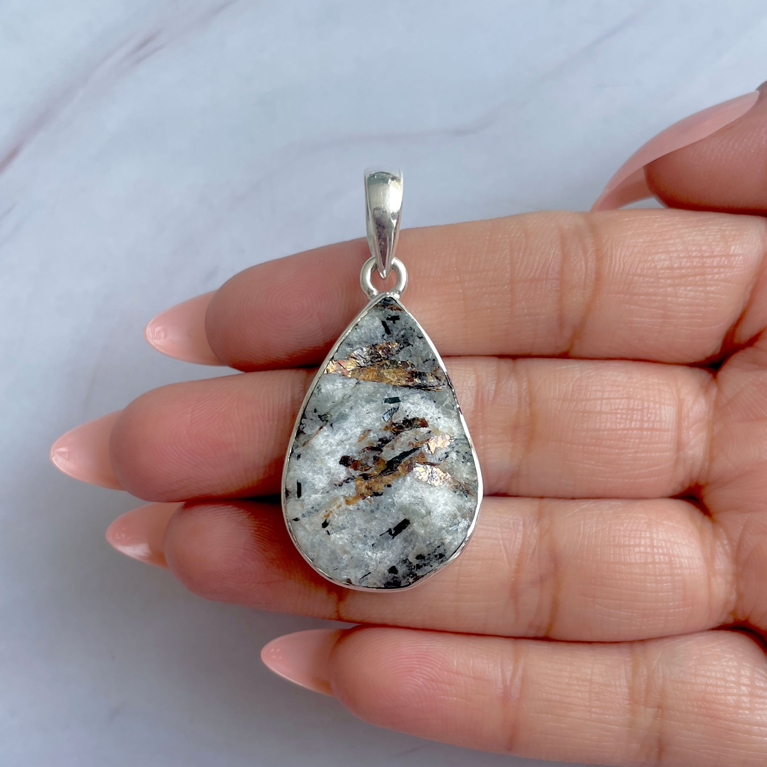 Astrophyllite Pendant-(AST-P-54.)