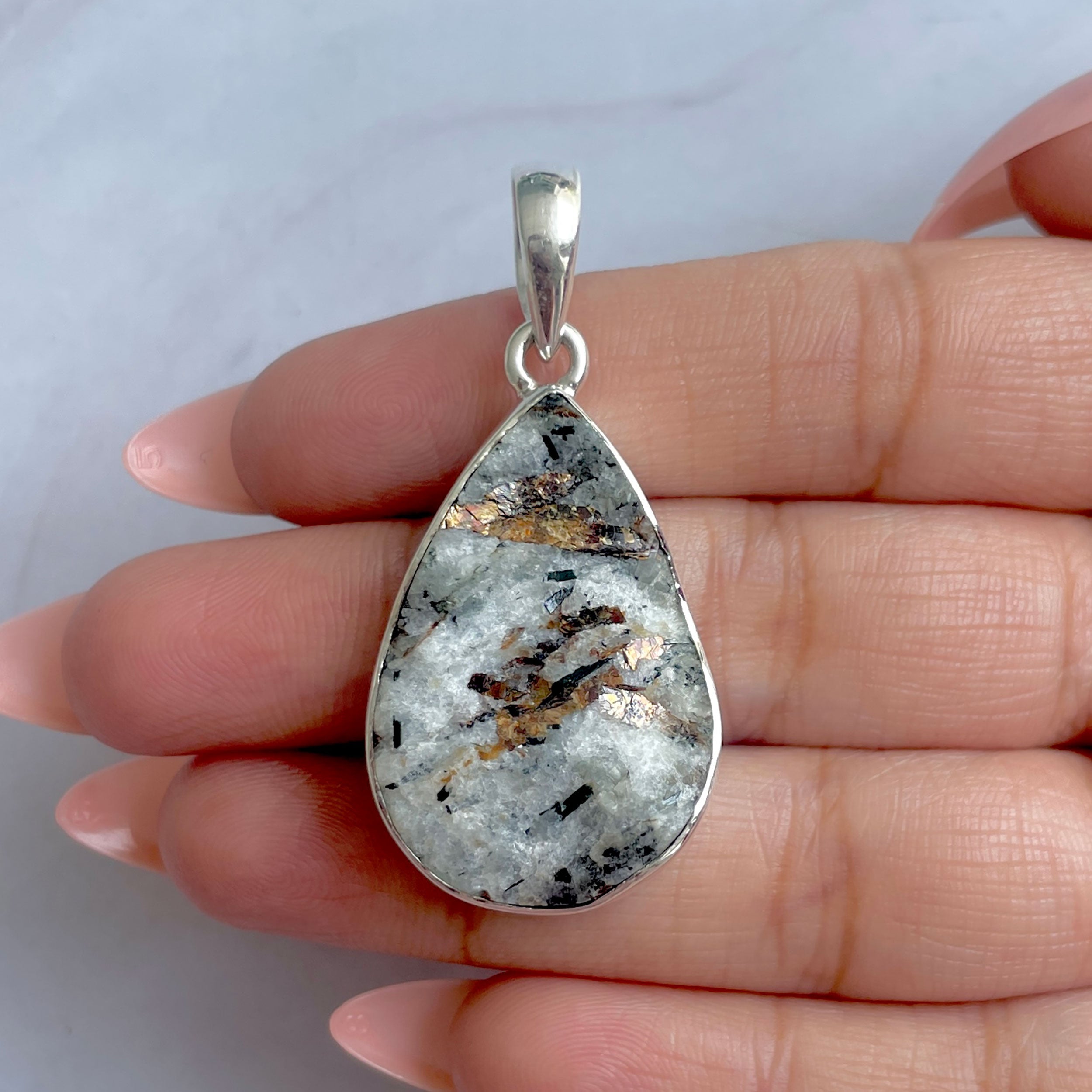 Astrophyllite Pendant-(AST-P-54.)
