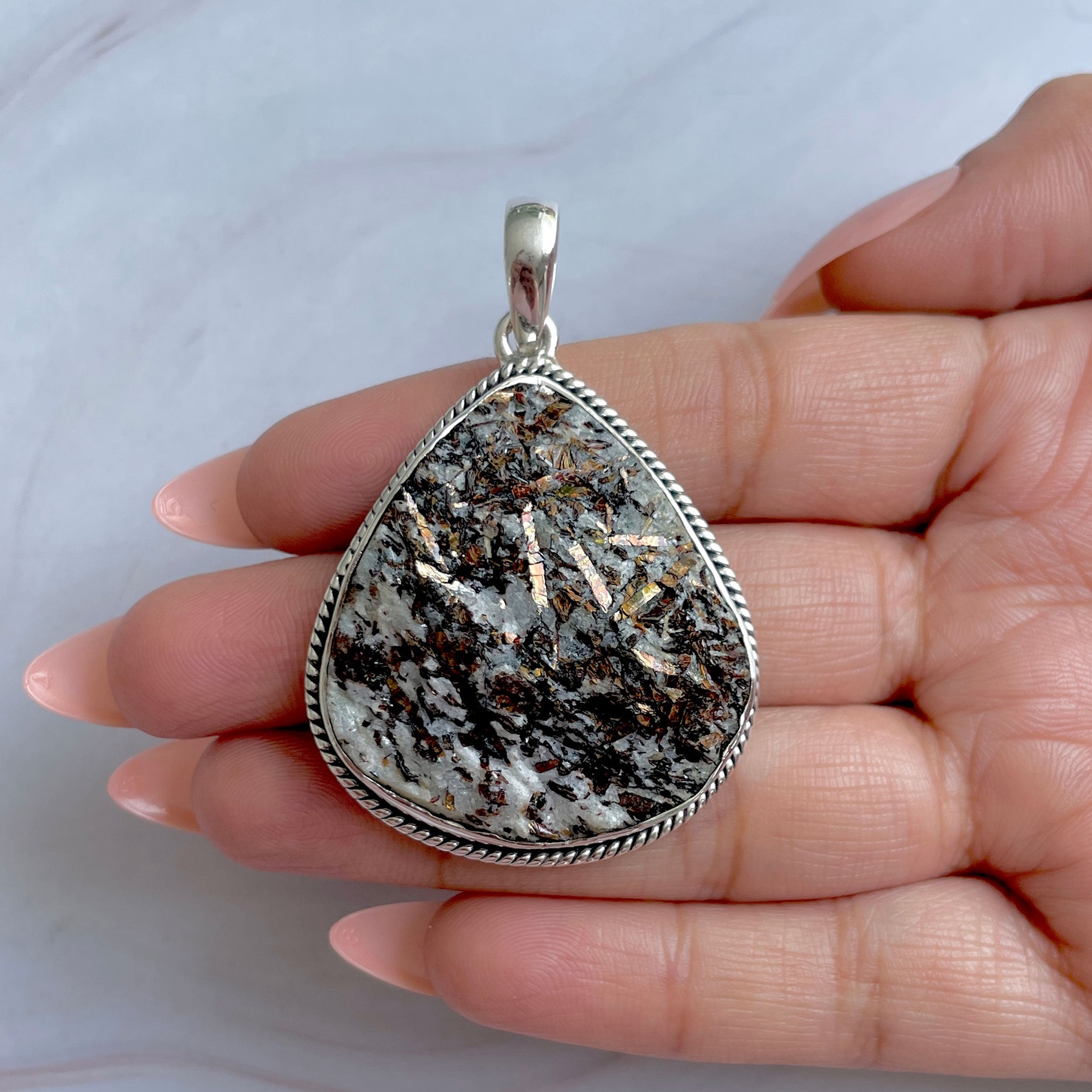 Astrophyllite Pendant-(AST-P-57.)