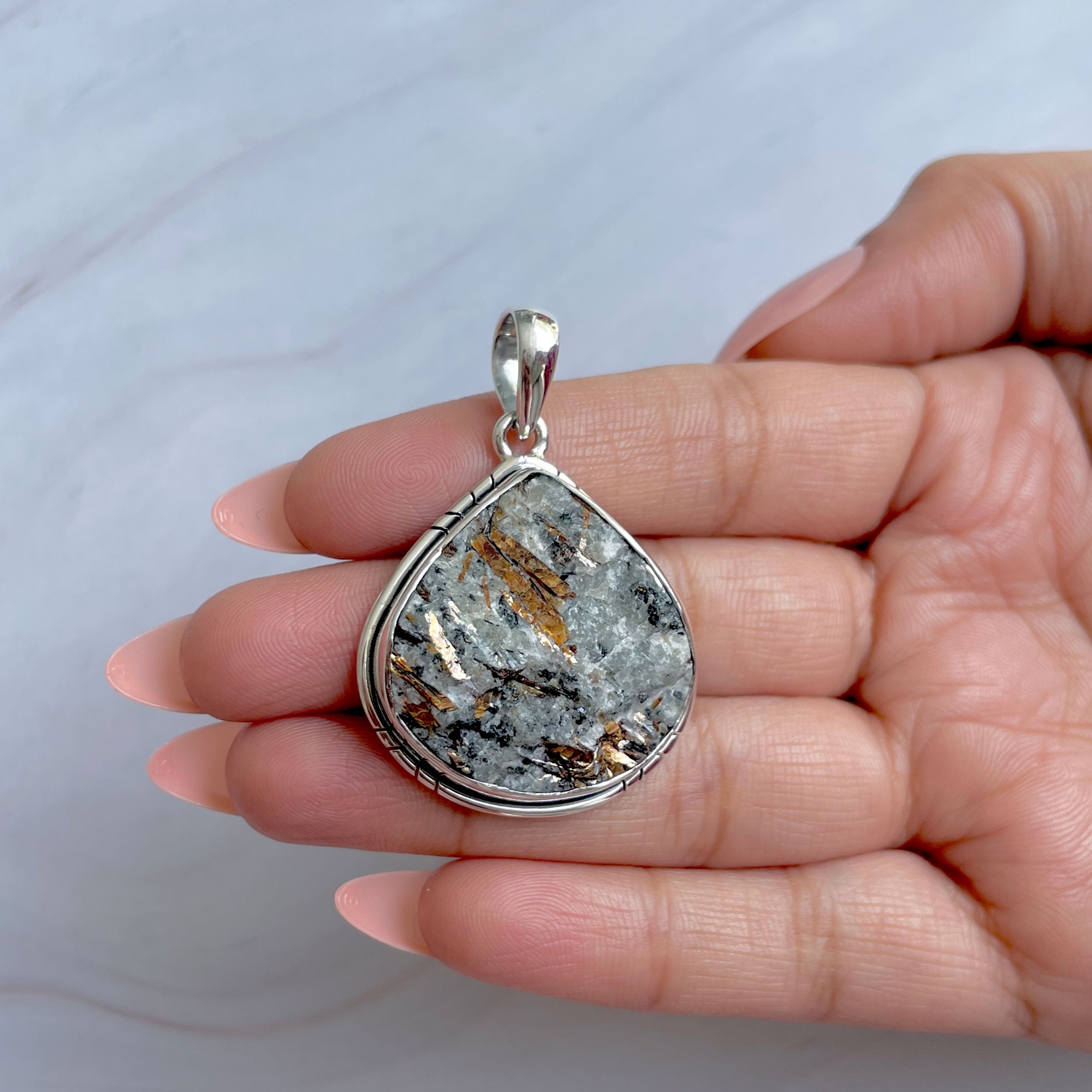 Astrophyllite Pendant-(AST-P-58.)