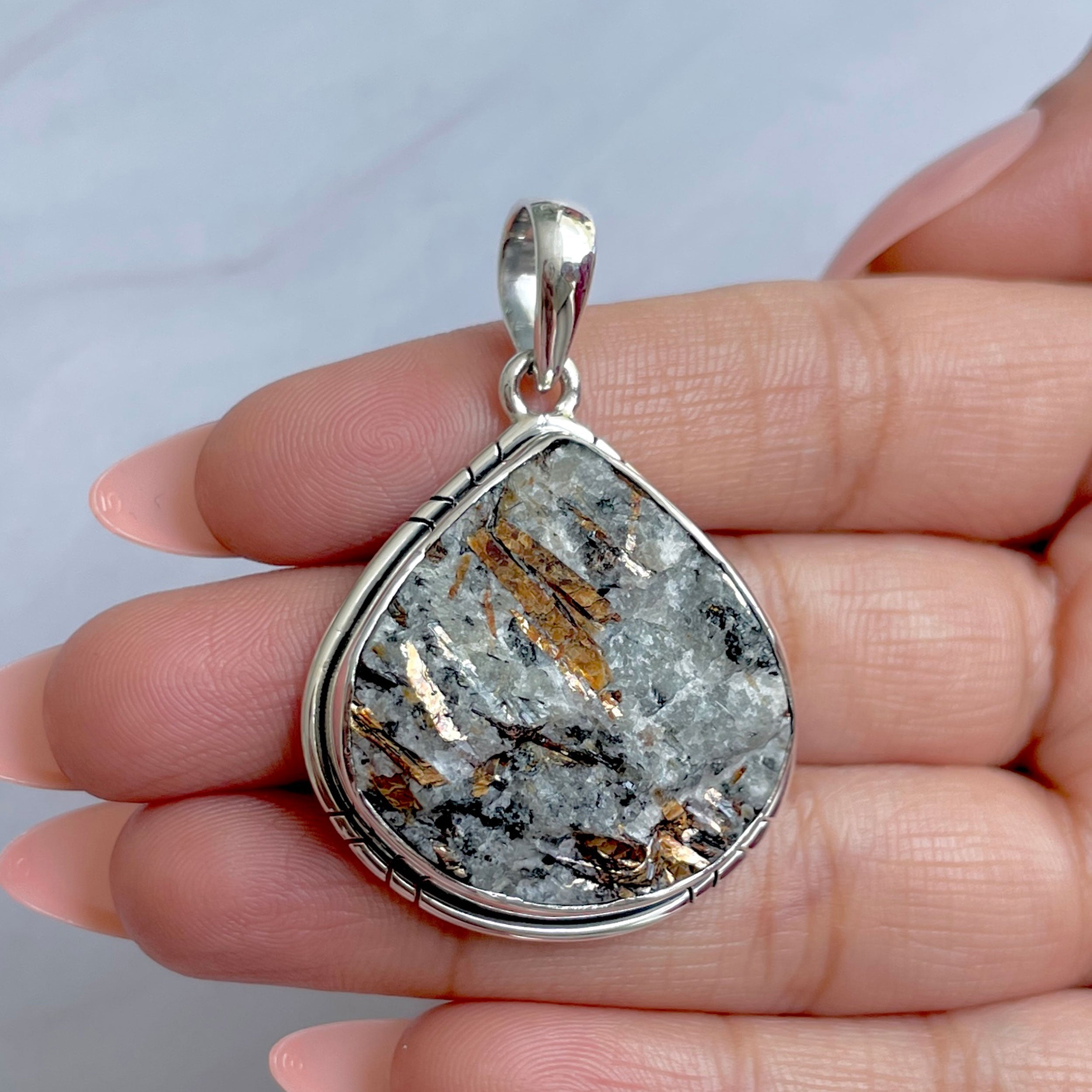 Astrophyllite Pendant-(AST-P-58.)