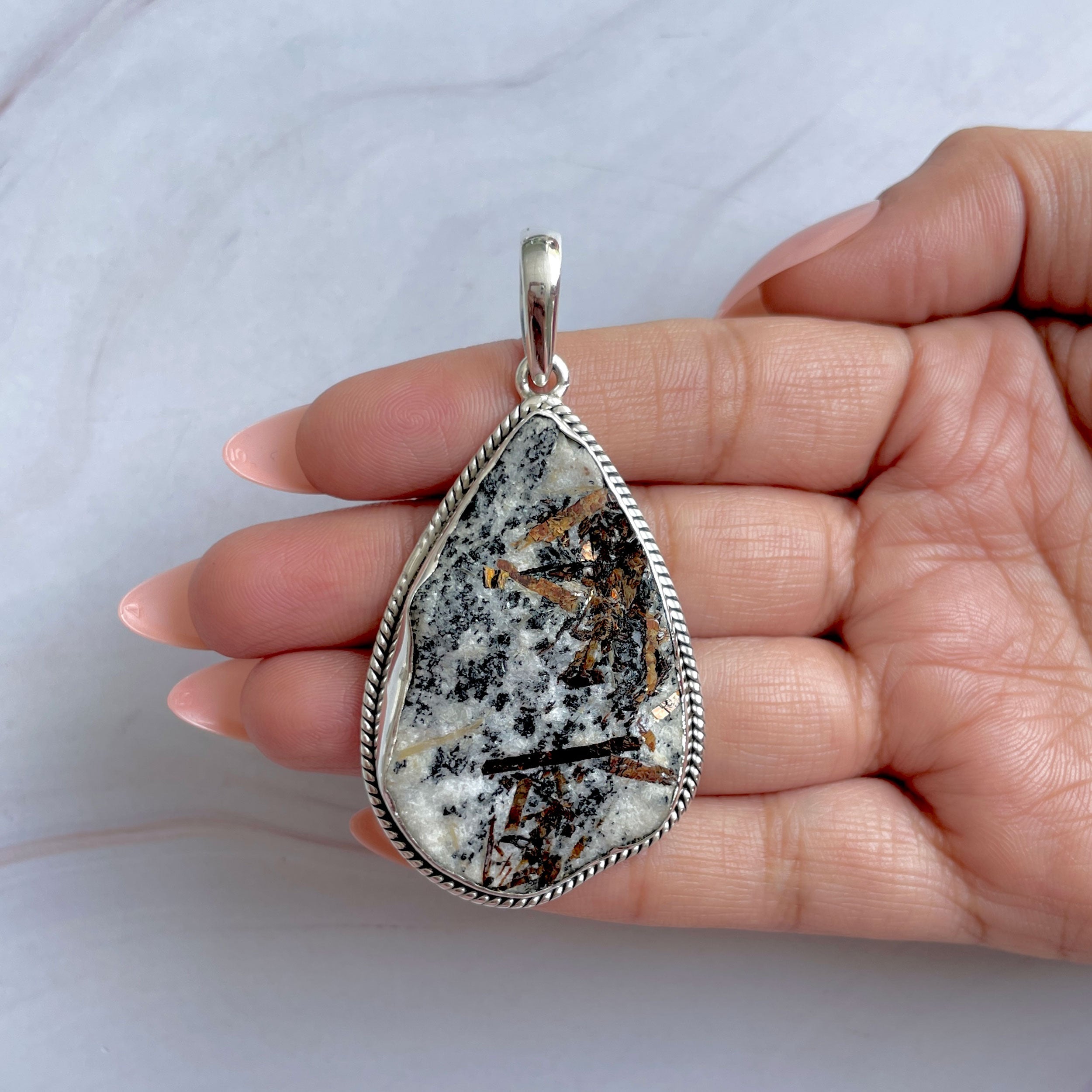 Astrophyllite Pendant-(AST-P-59.)
