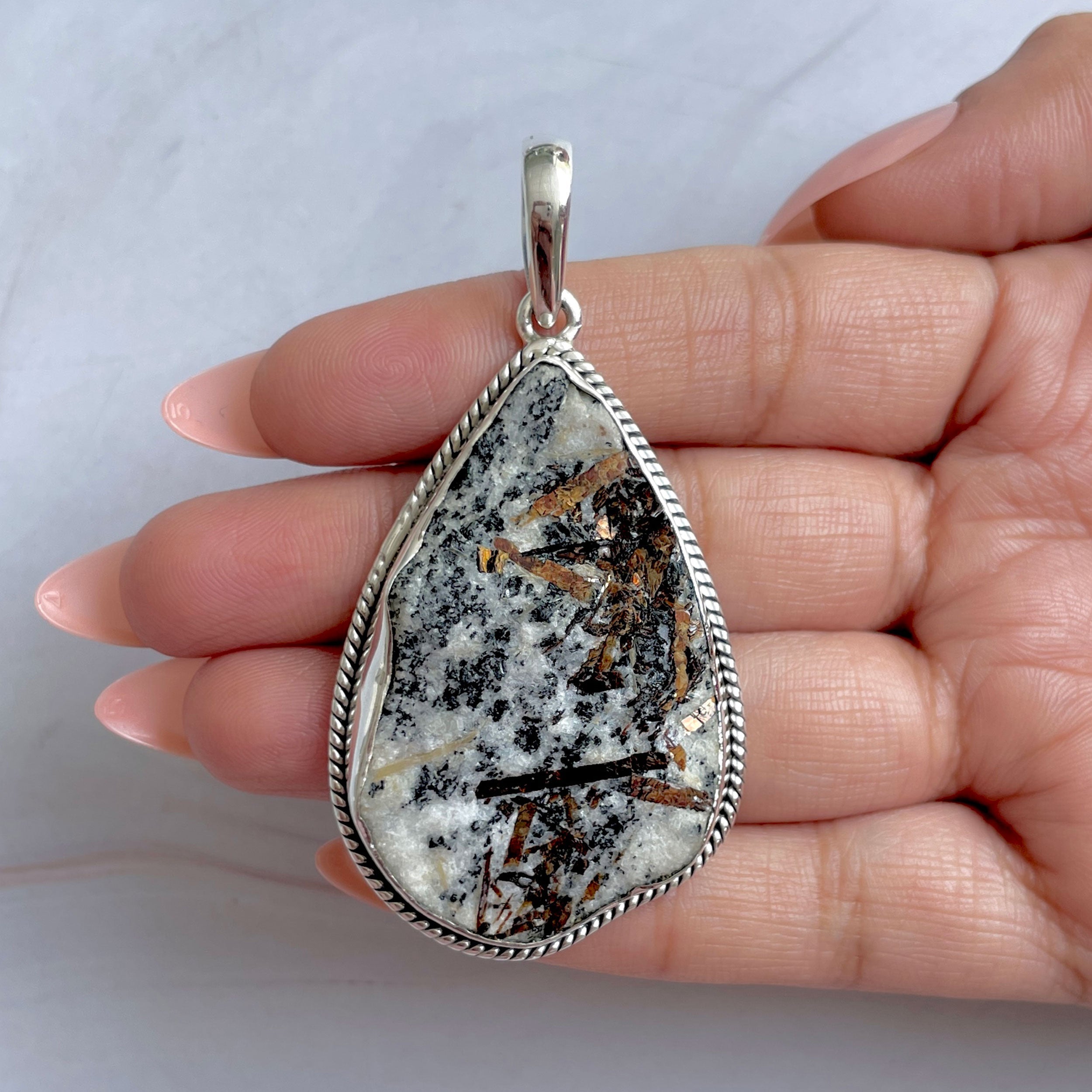 Astrophyllite Pendant-(AST-P-59.)