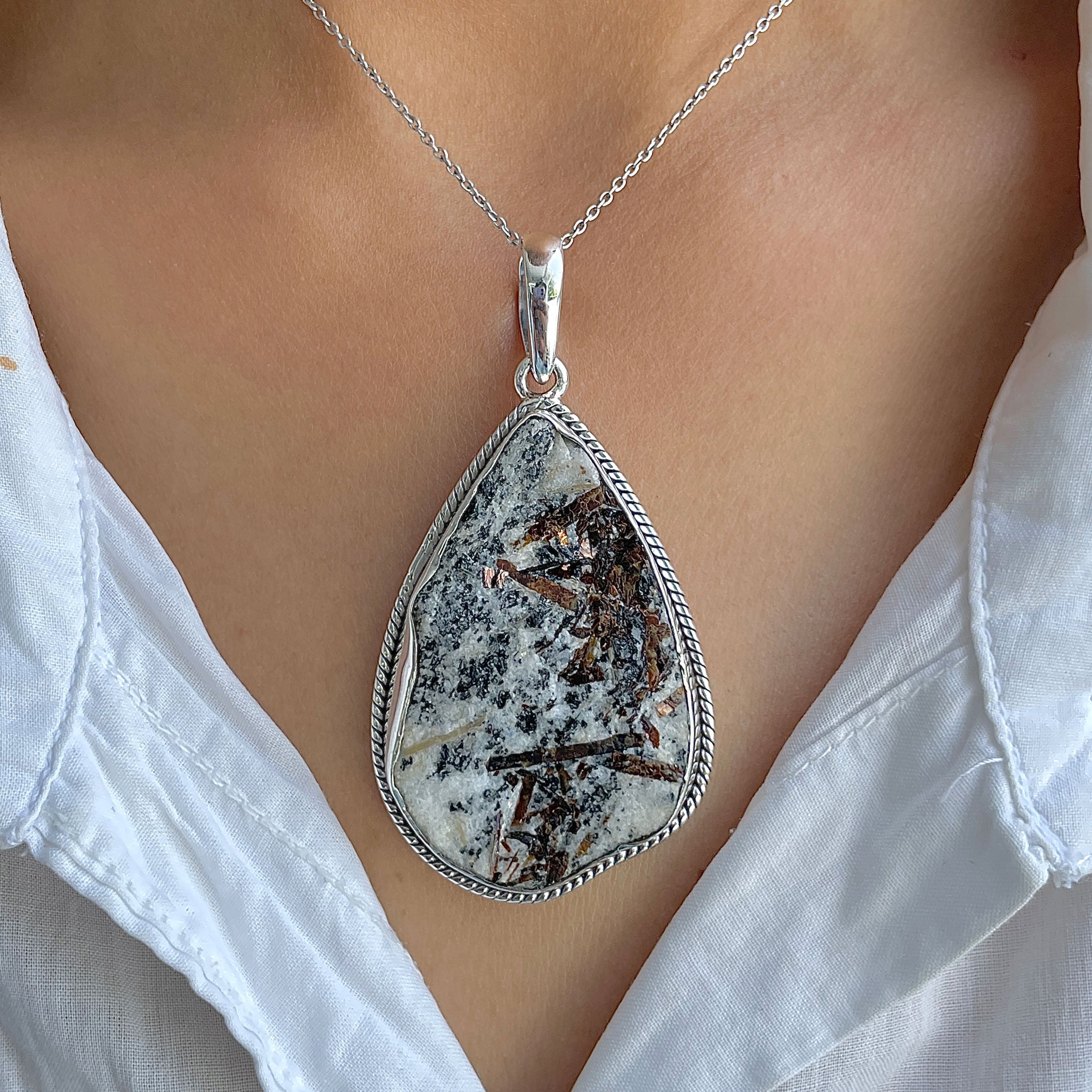 Astrophyllite Pendant-(AST-P-59.)
