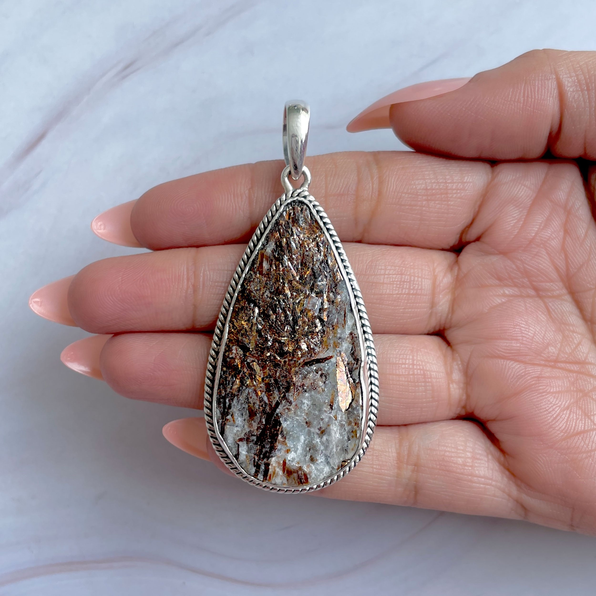 Astrophyllite Pendant-(AST-P-61.)