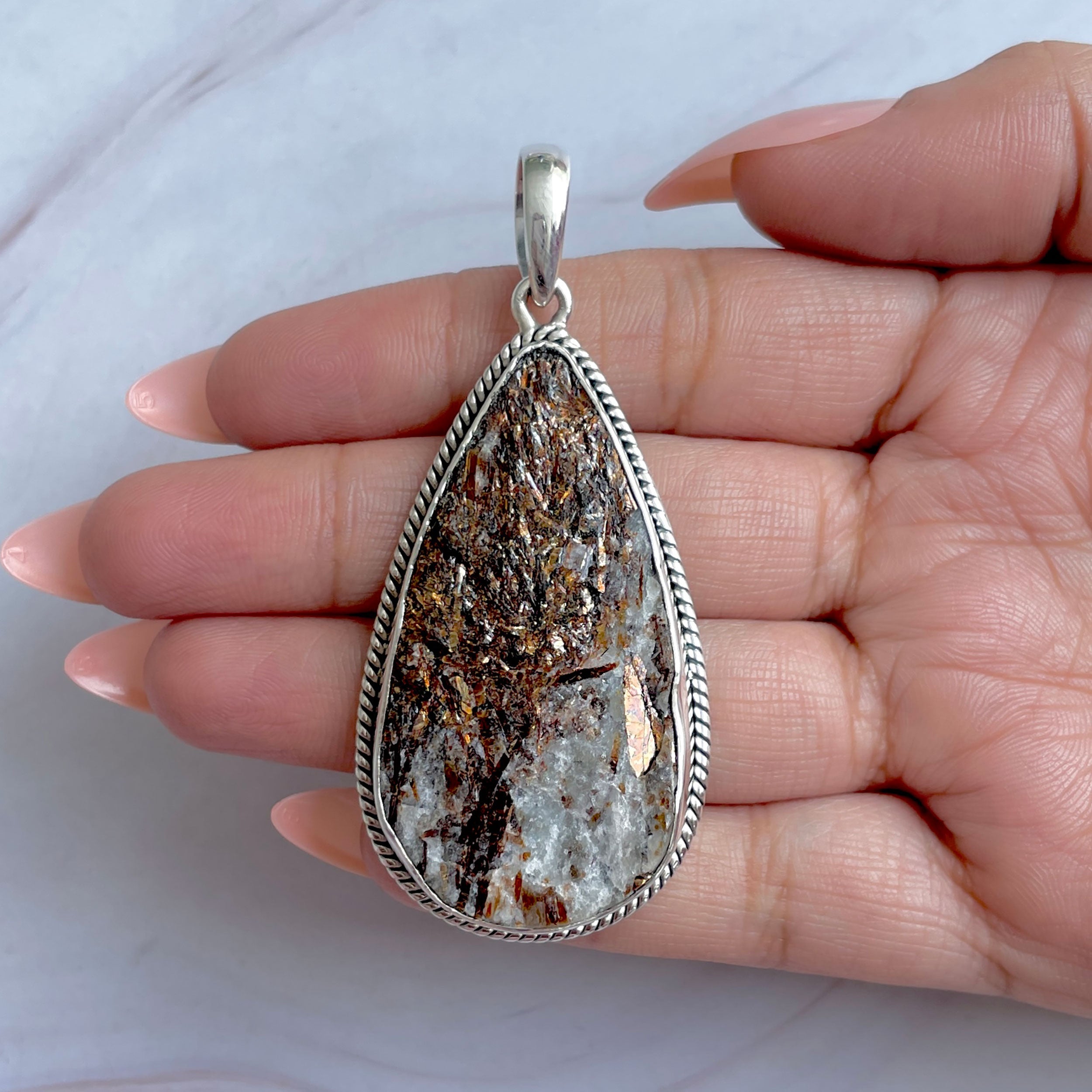 Astrophyllite Pendant-(AST-P-61.)