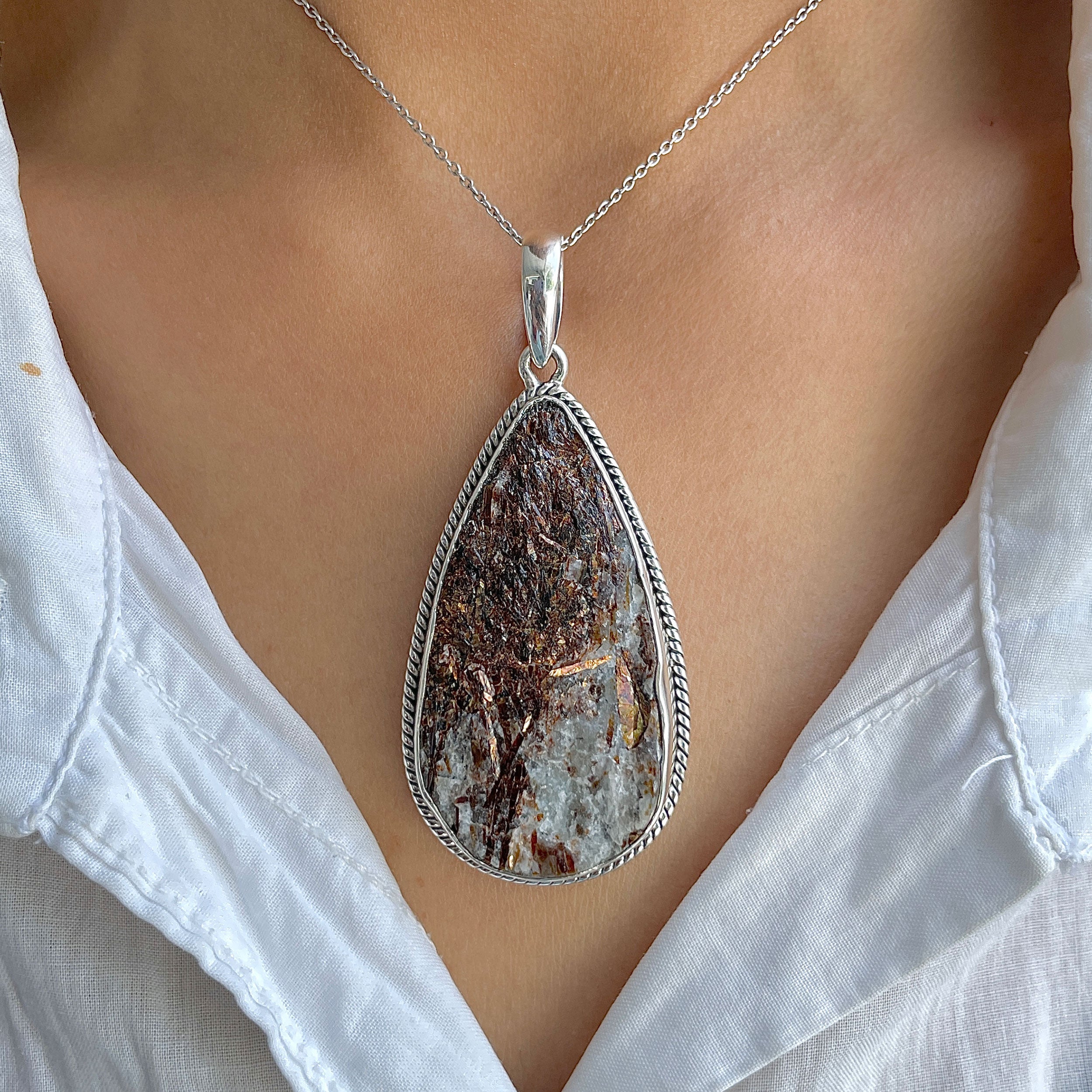 Astrophyllite Pendant-(AST-P-61.)