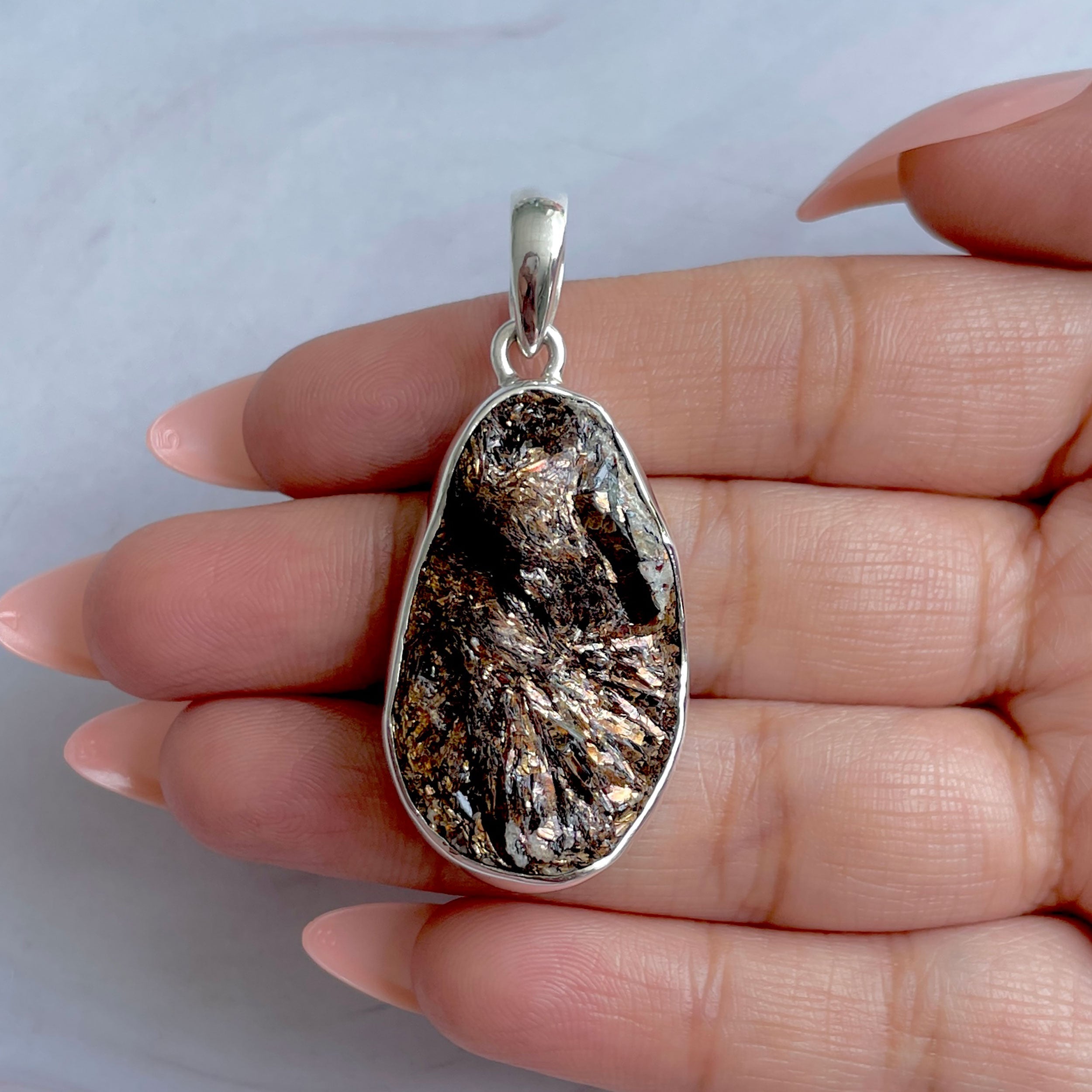 Astrophyllite Pendant-(AST-P-66.)