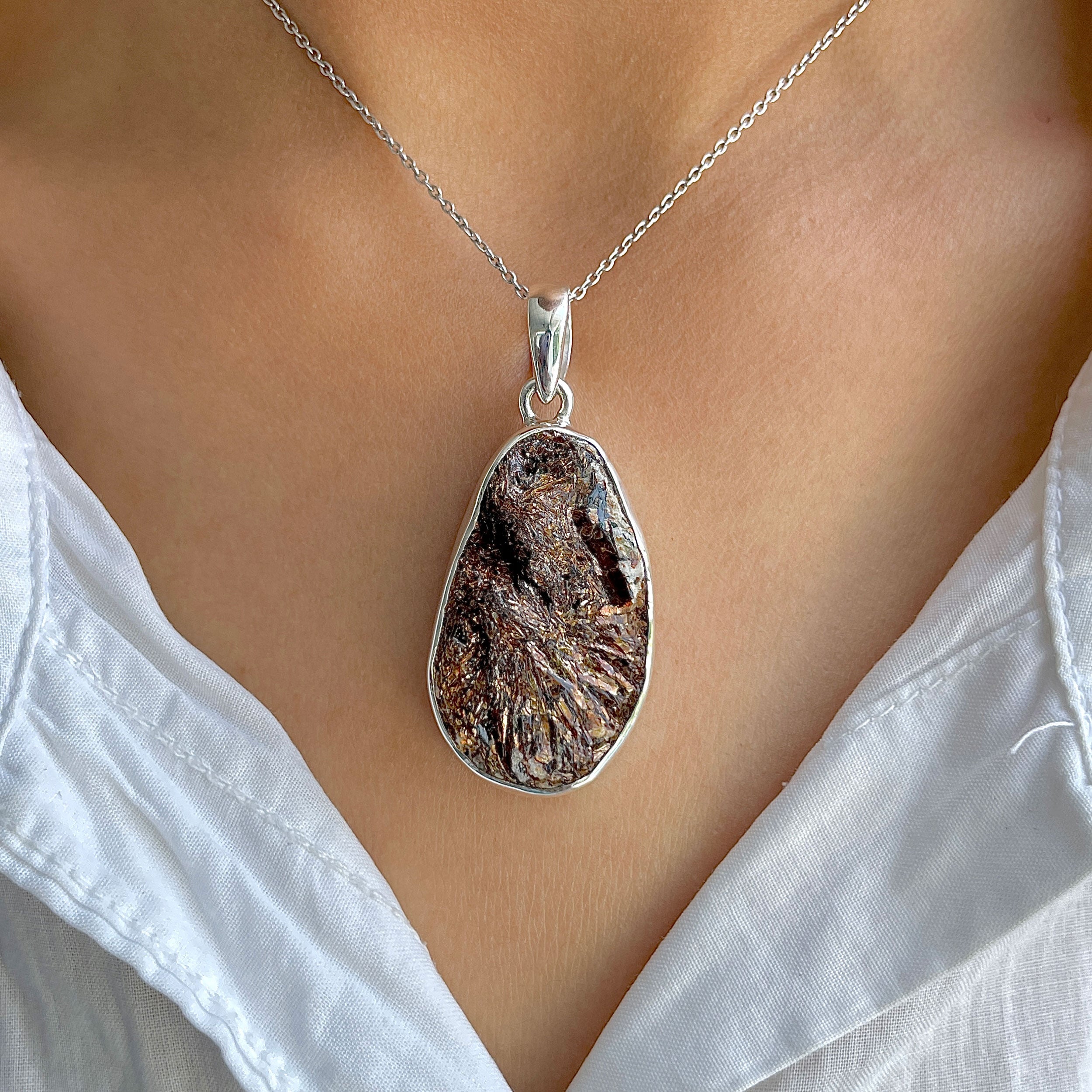 Astrophyllite Pendant-(AST-P-66.)