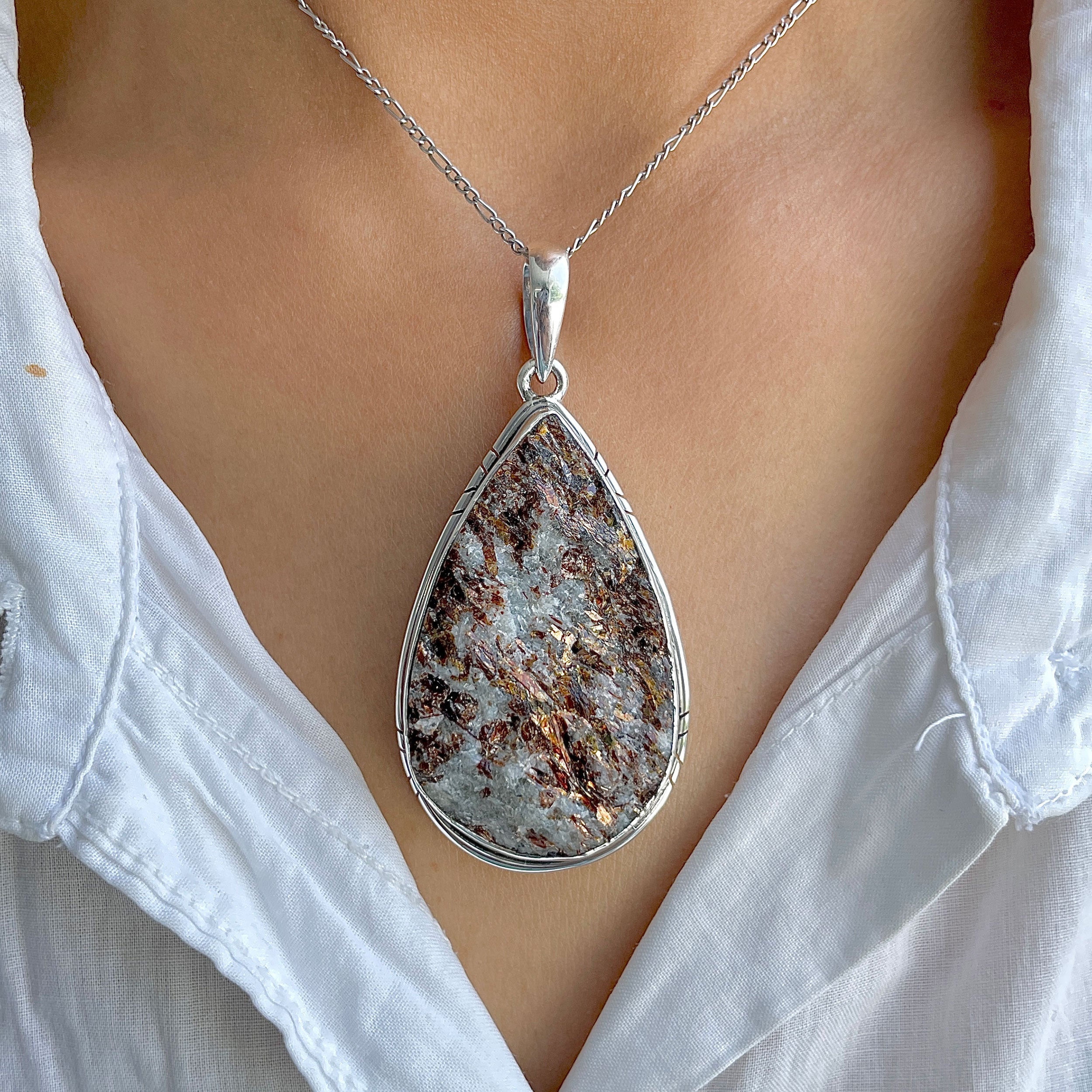 Astrophyllite Pendant-(AST-P-68.)