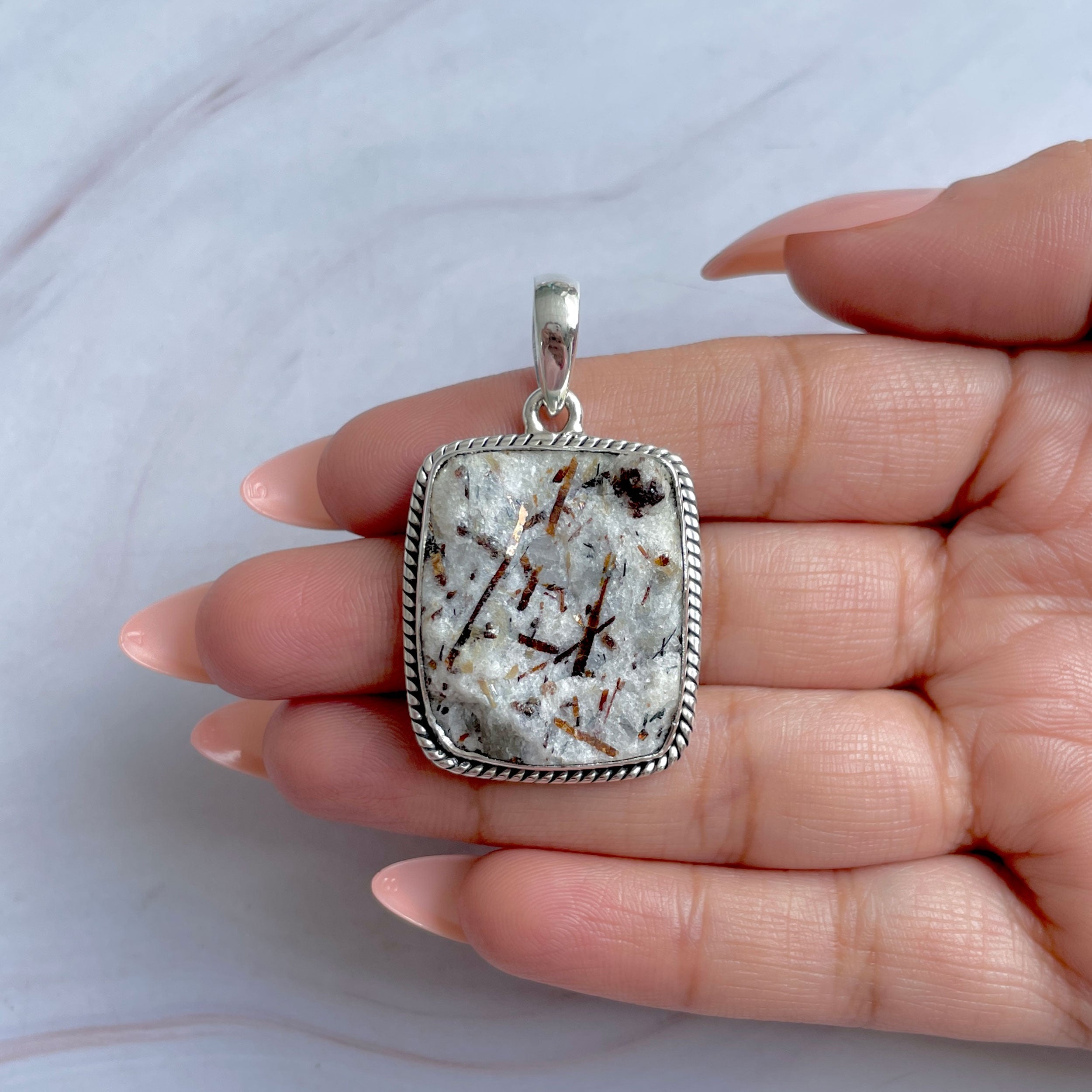 Astrophyllite Pendant-(AST-P-69.)