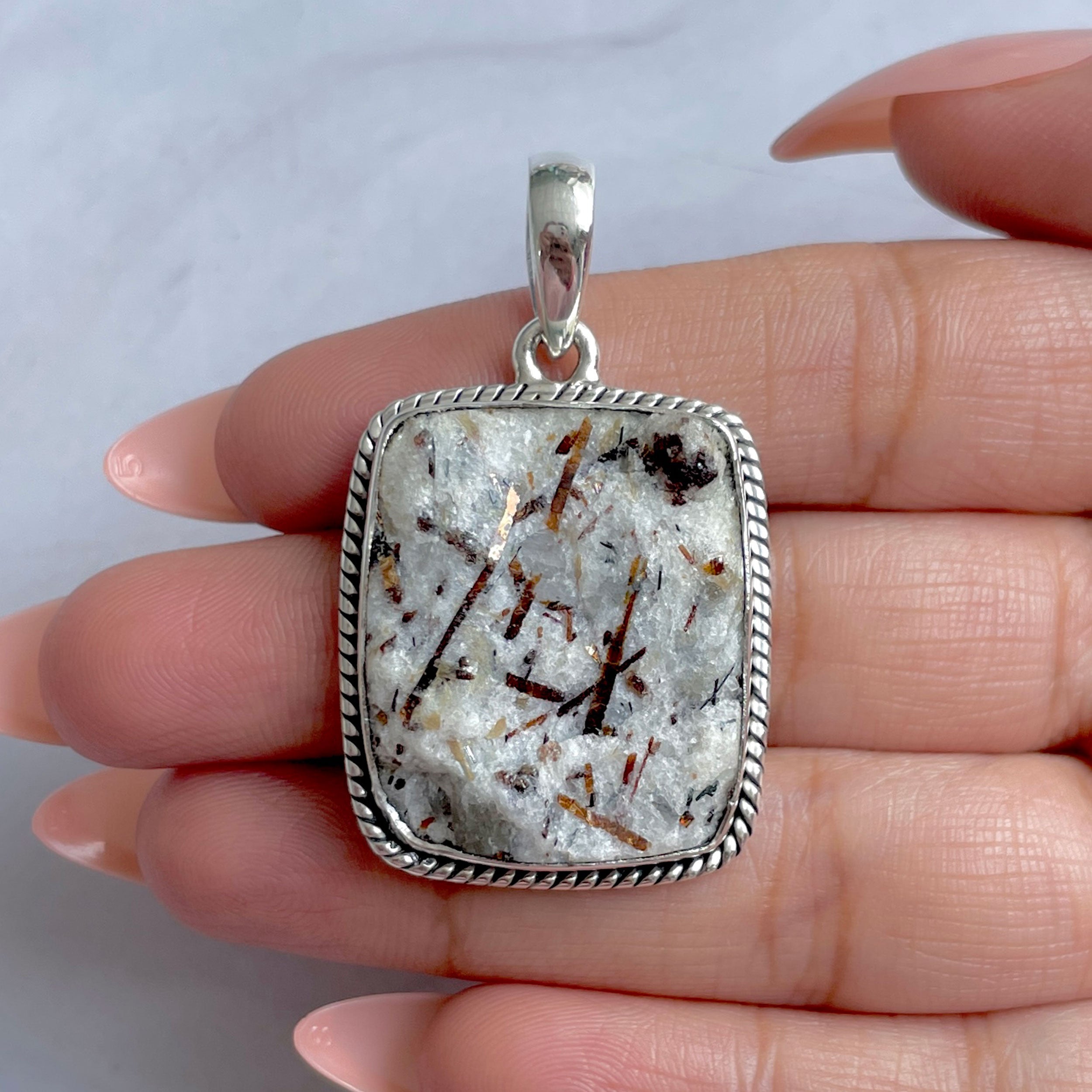 Astrophyllite Pendant-(AST-P-69.)