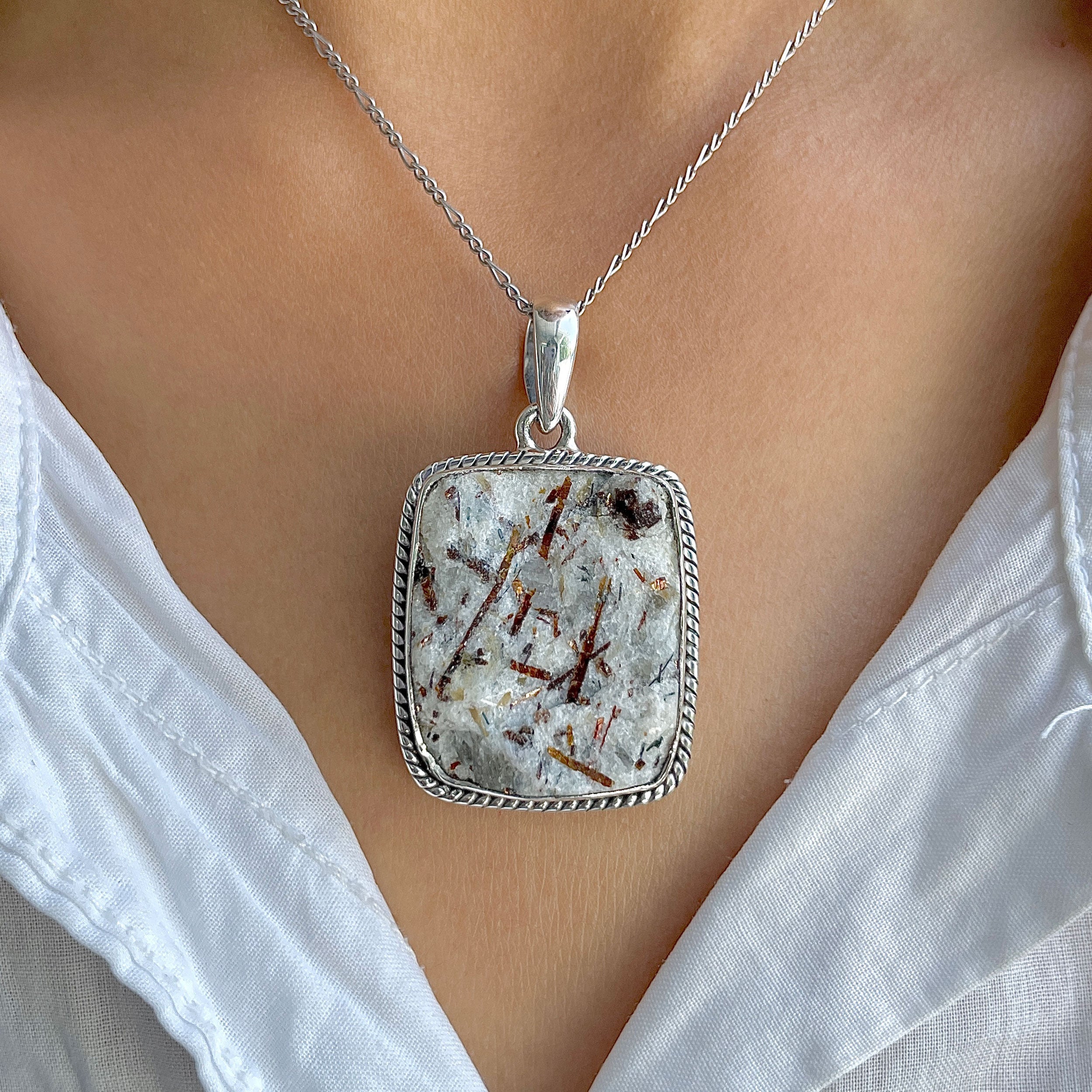 Astrophyllite Pendant-(AST-P-69.)