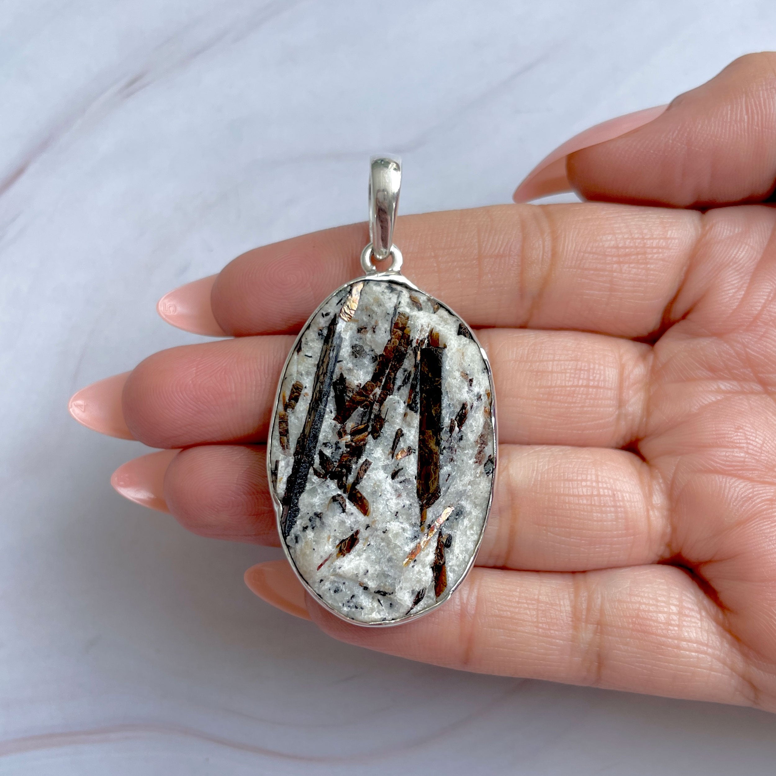 Astrophyllite Pendant-(AST-P-71.)