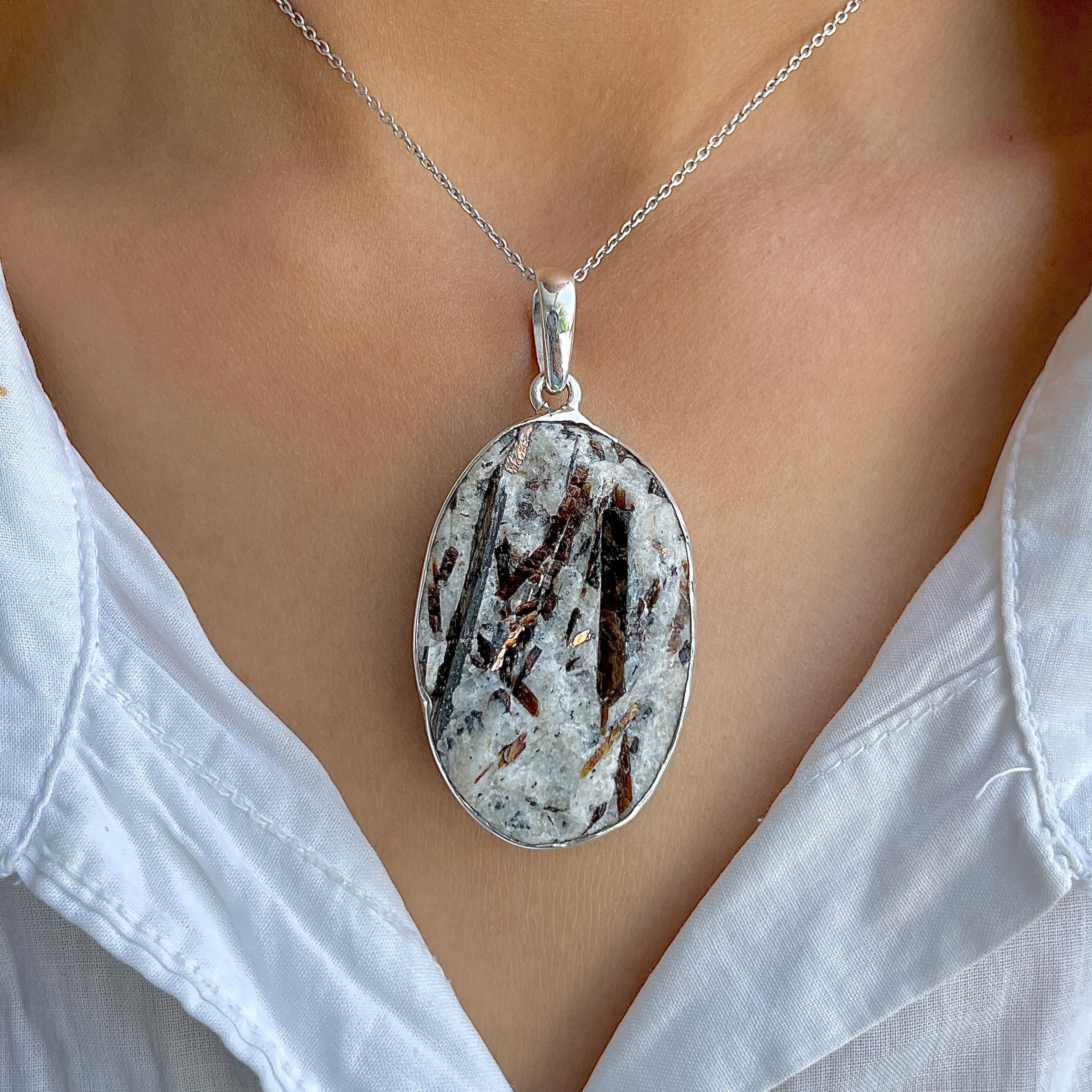 Astrophyllite Pendant-(AST-P-71.)
