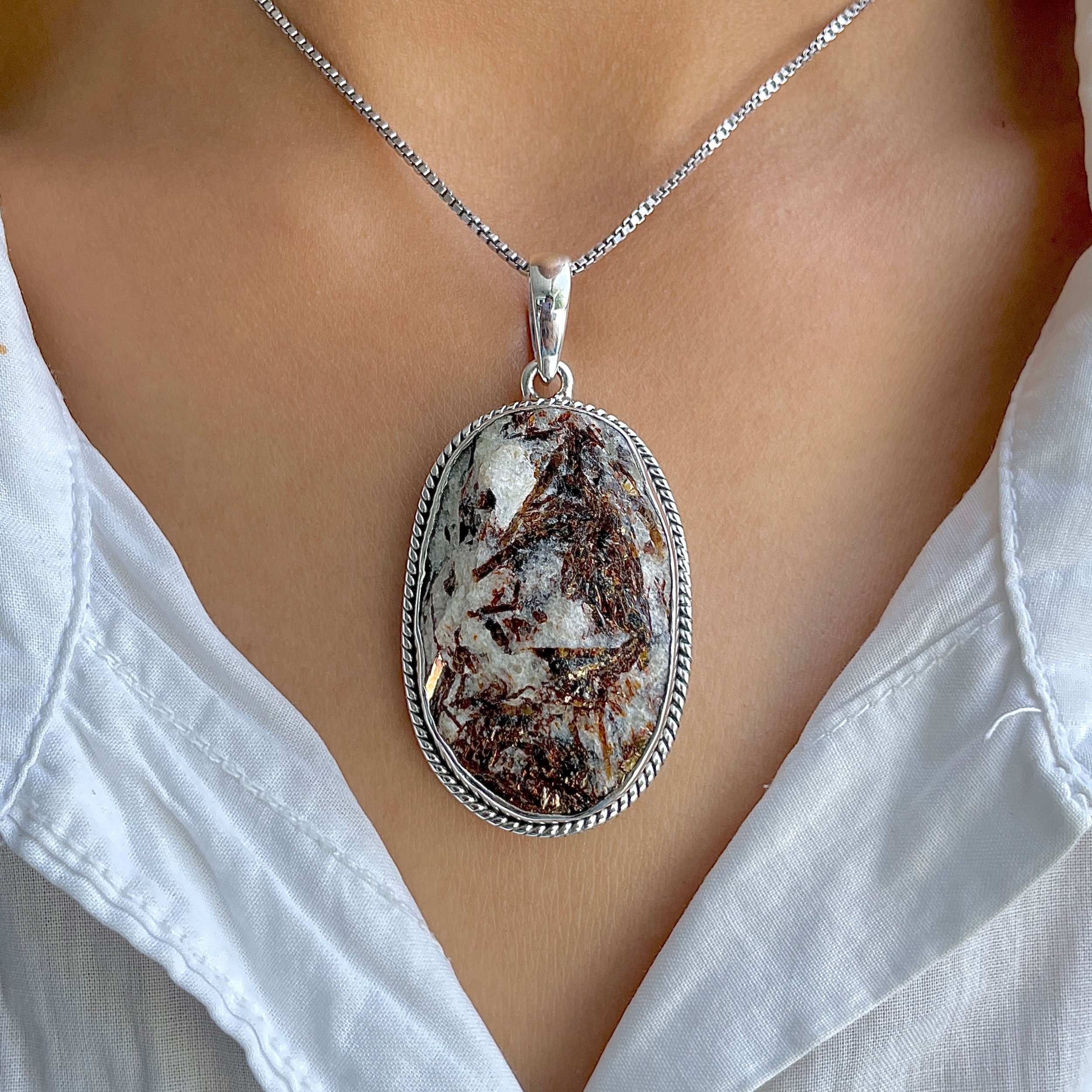 Astrophyllite Pendant-(AST-P-72.)