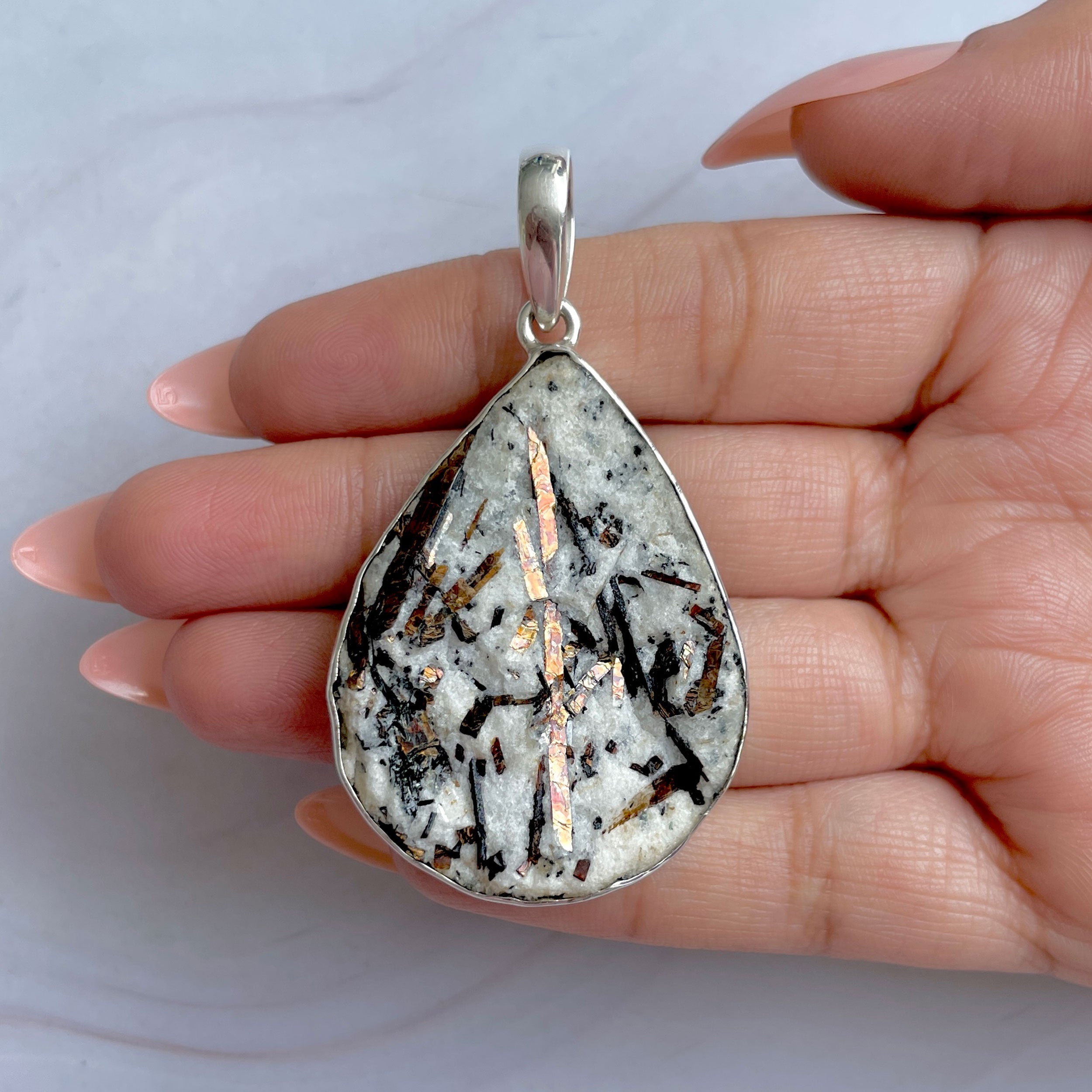 Astrophyllite Pendant-(AST-P-73.)