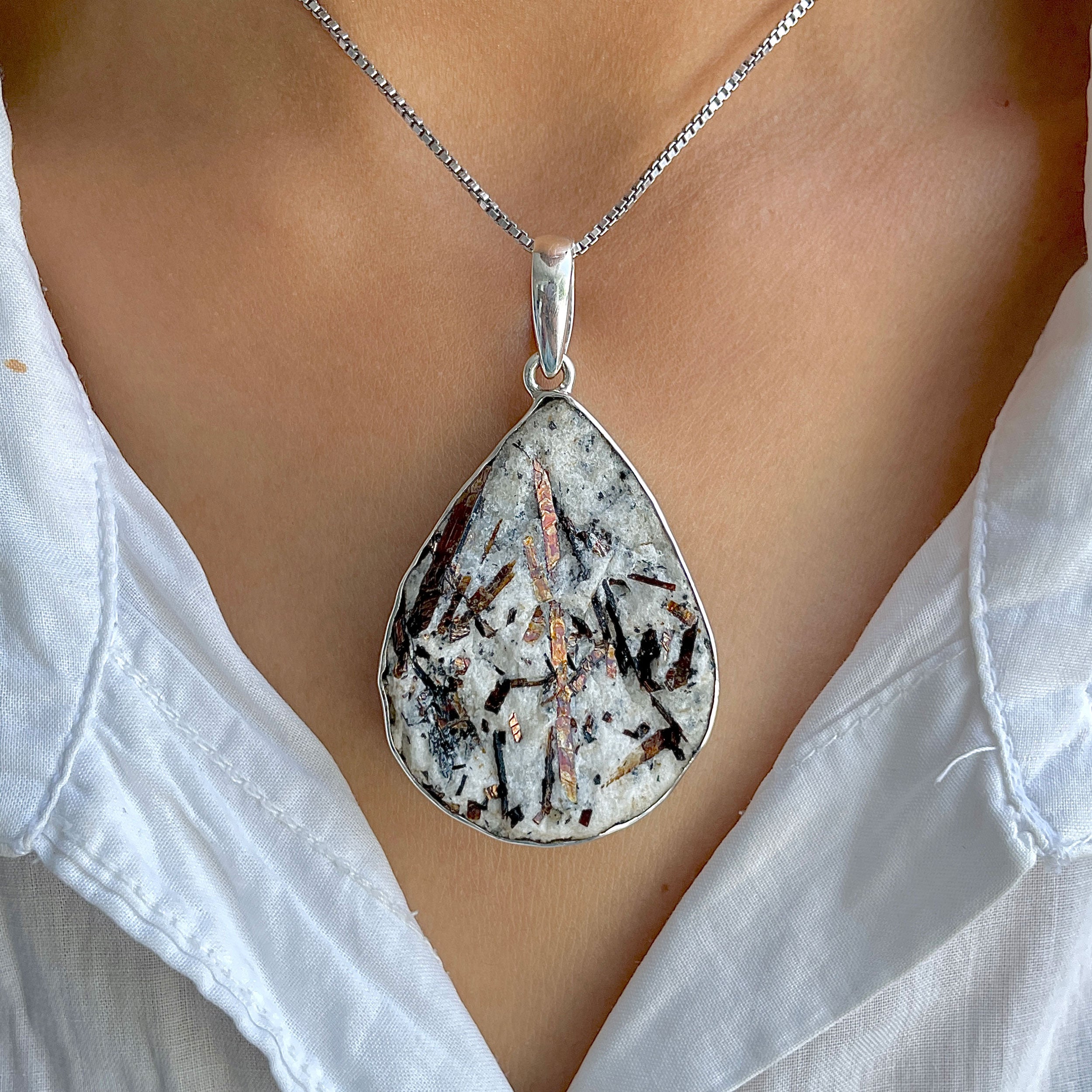Astrophyllite Pendant-(AST-P-73.)