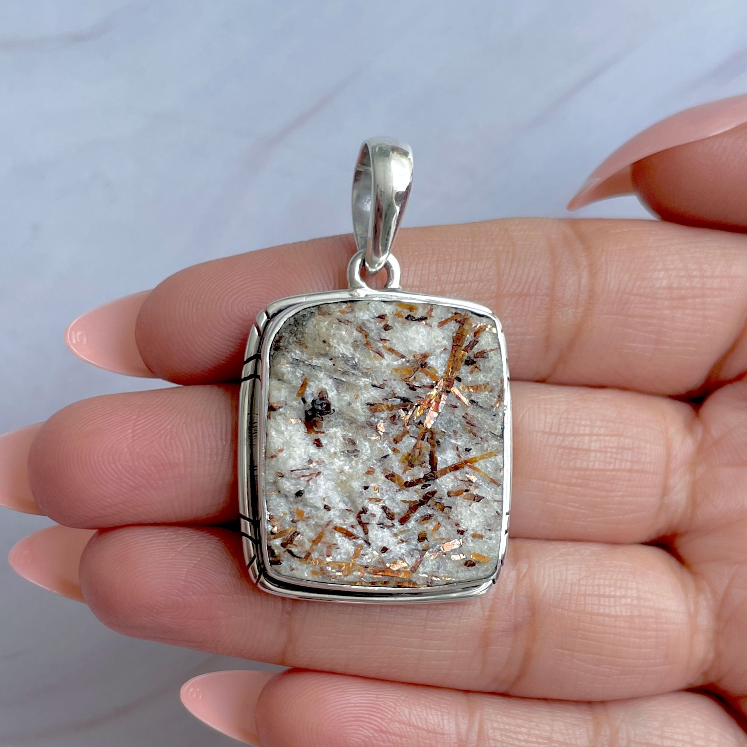 Astrophyllite Pendant-(AST-P-74.)