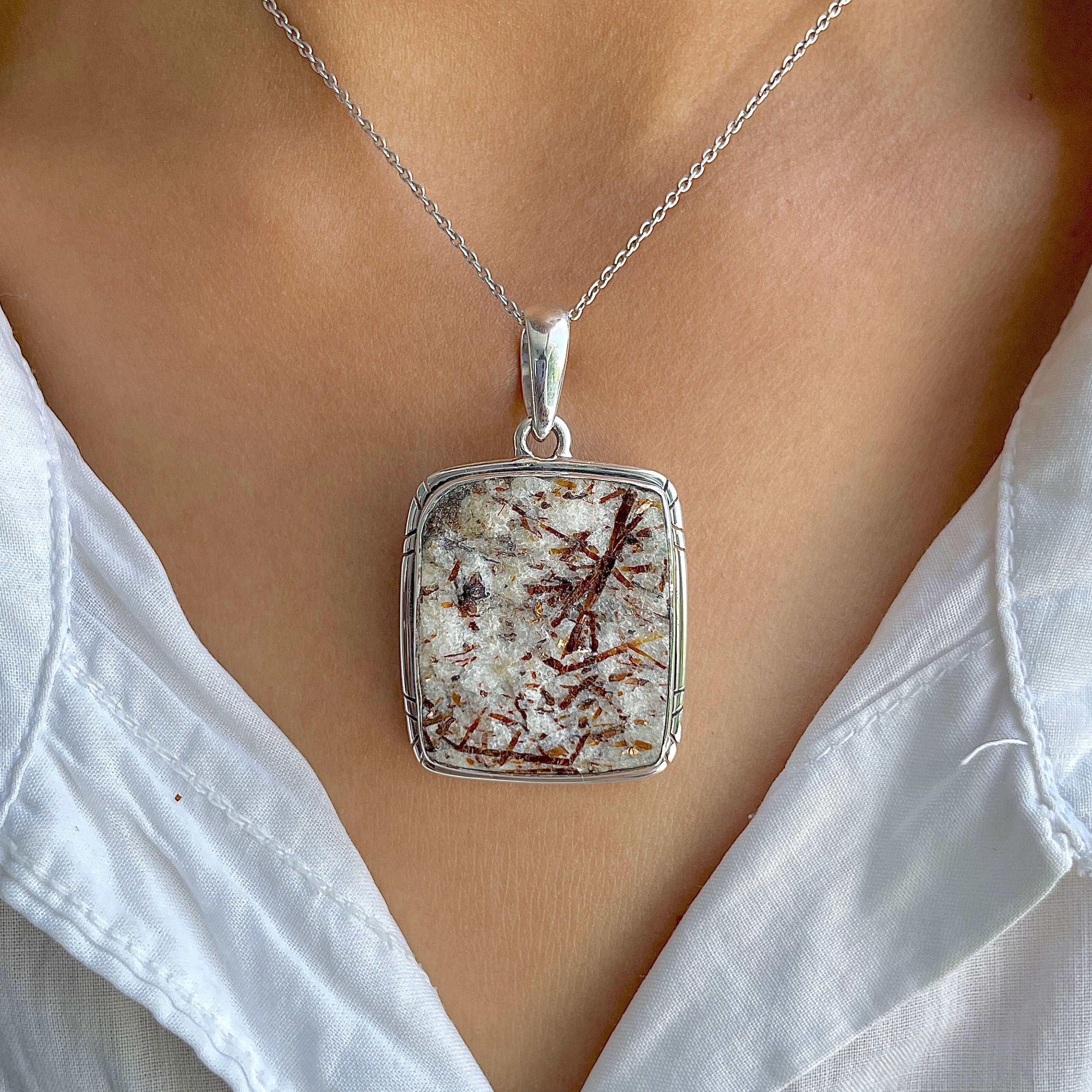 Astrophyllite Pendant-(AST-P-74.)