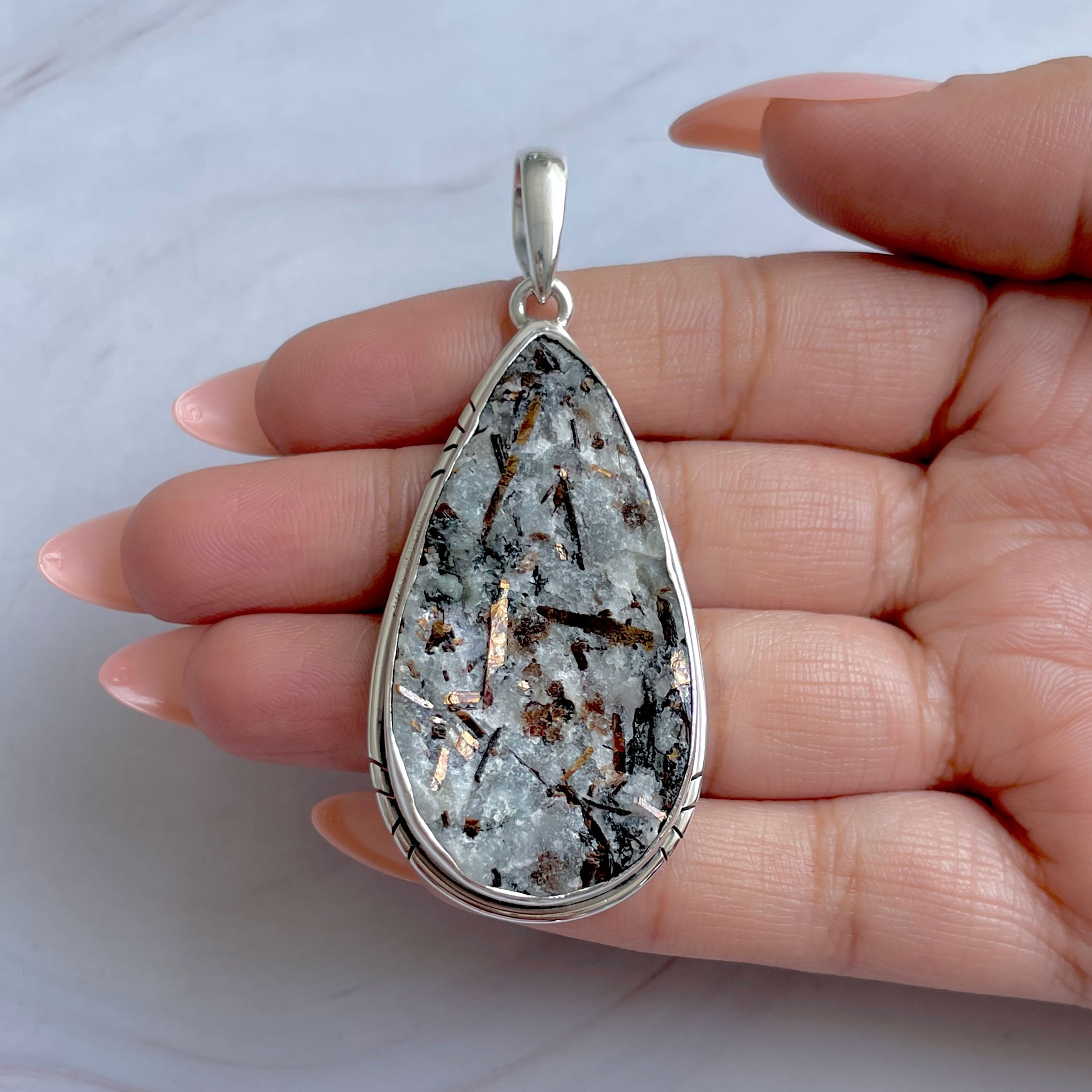 Astrophyllite Pendant-(AST-P-76.)