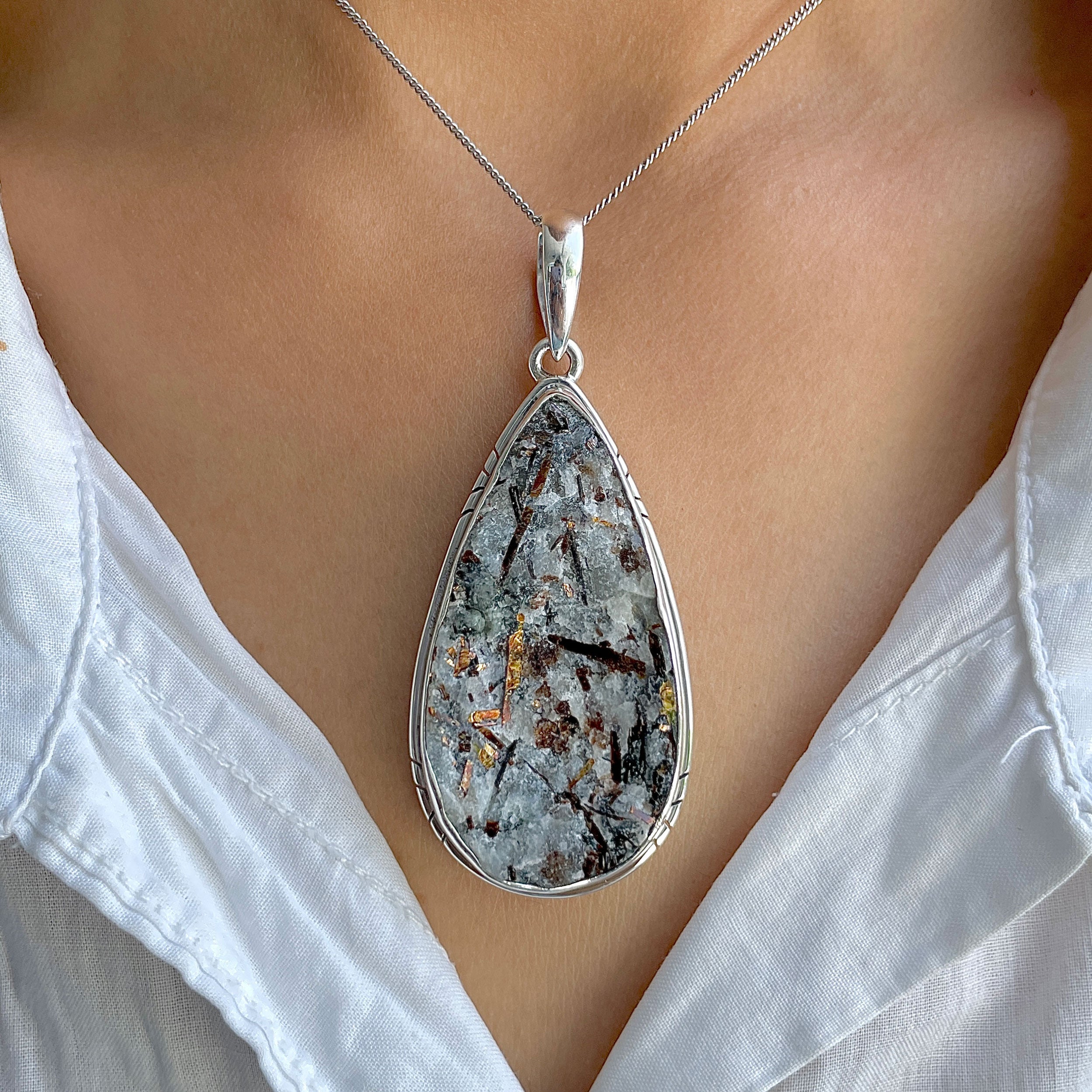 Astrophyllite Pendant-(AST-P-76.)