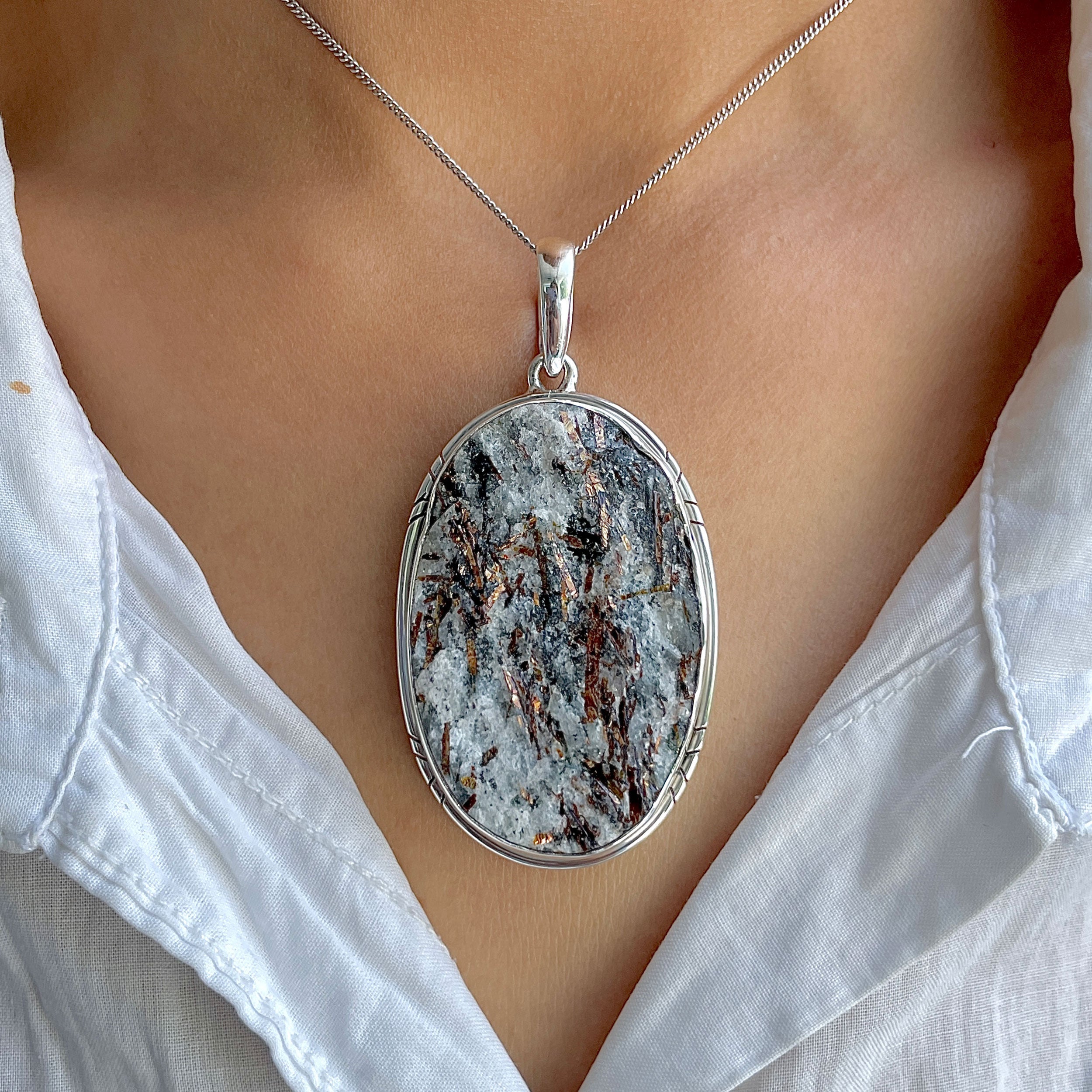 Astrophyllite Pendant-(AST-P-77.)