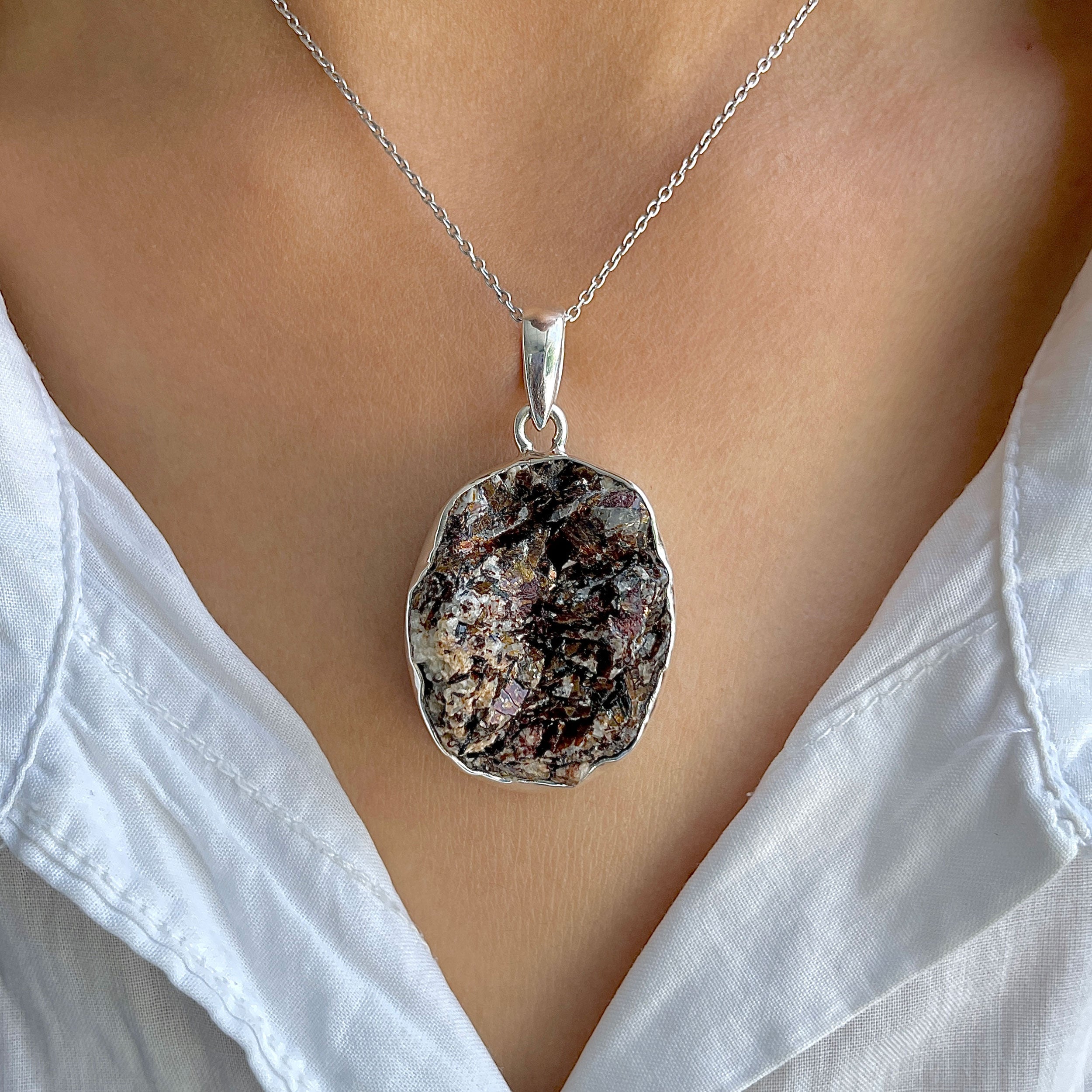 Astrophyllite Pendant-(AST-P-78.)