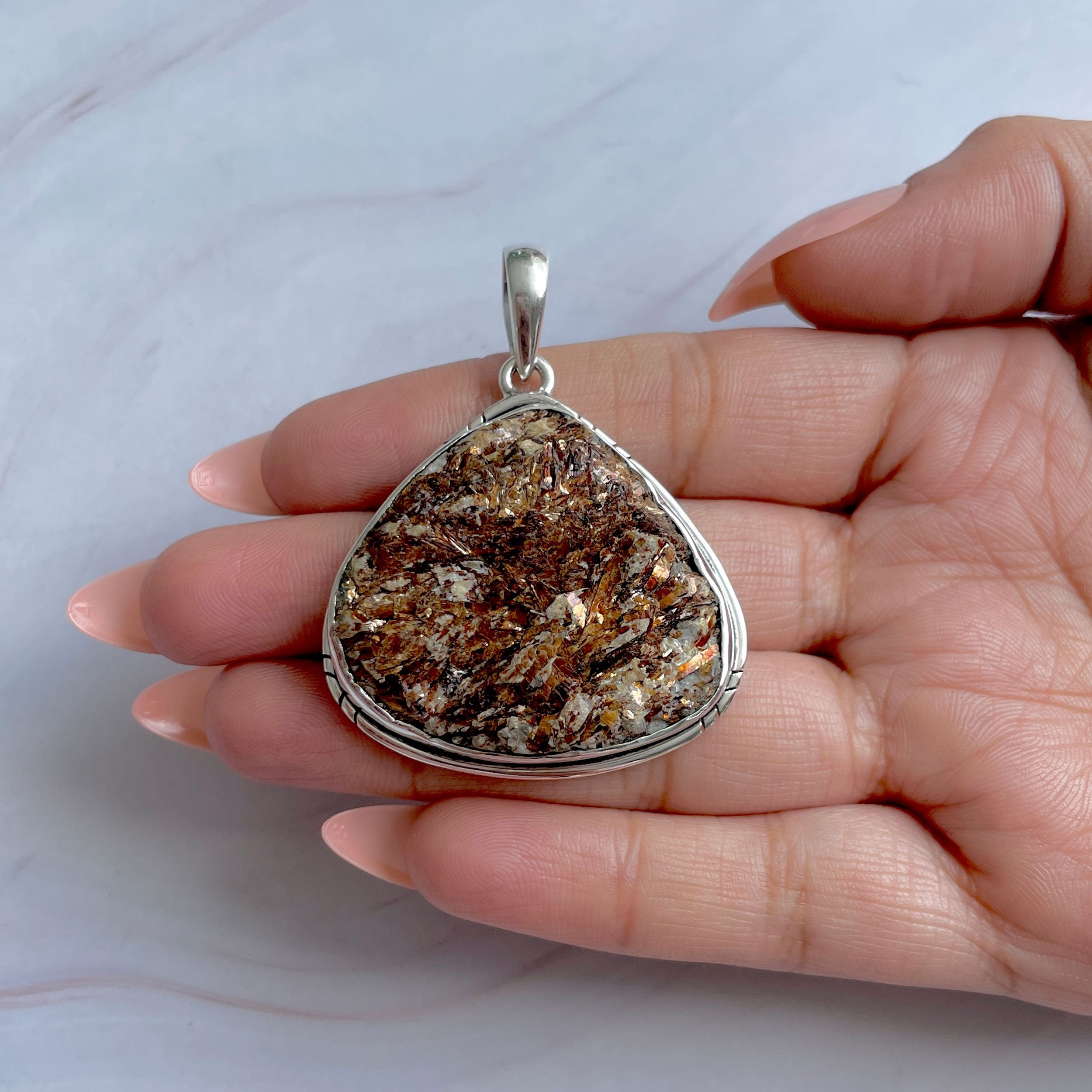 Astrophyllite Pendant-(AST-P-80.)