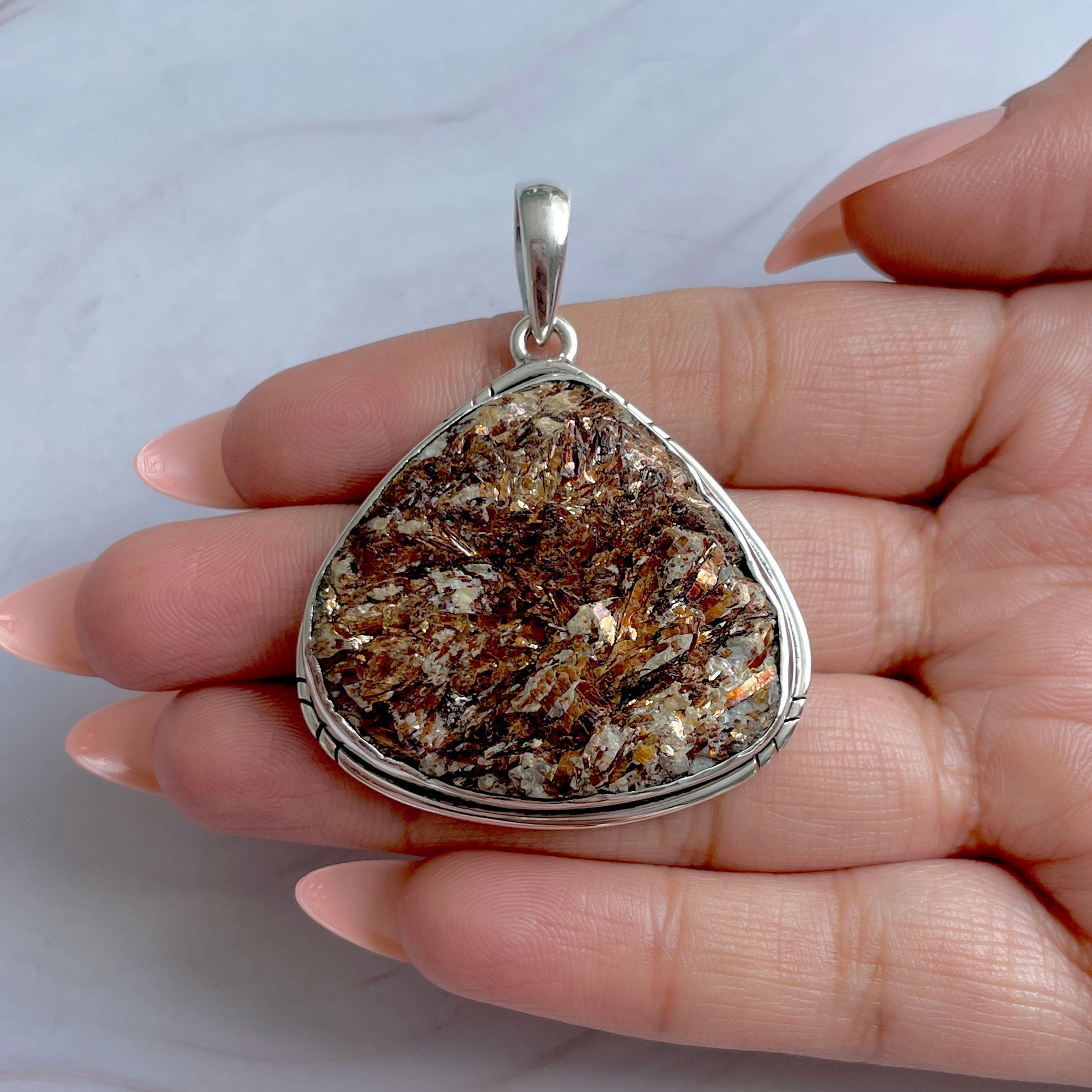 Astrophyllite Pendant-(AST-P-80.)