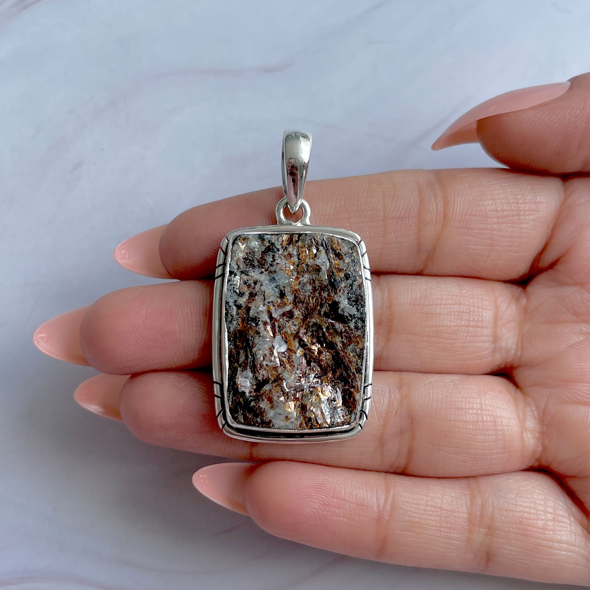 Astrophyllite Pendant-(AST-P-81.)