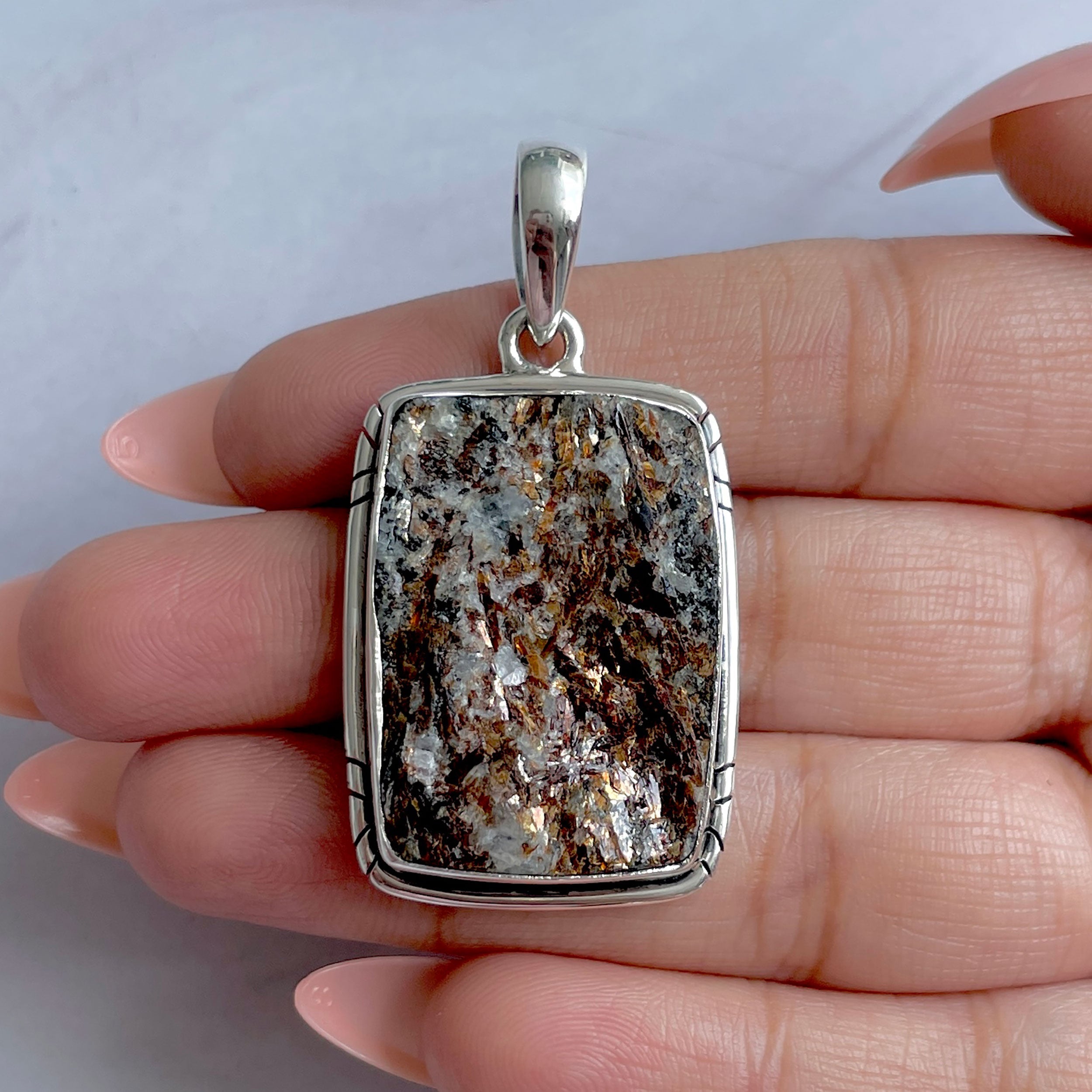 Astrophyllite Pendant-(AST-P-81.)