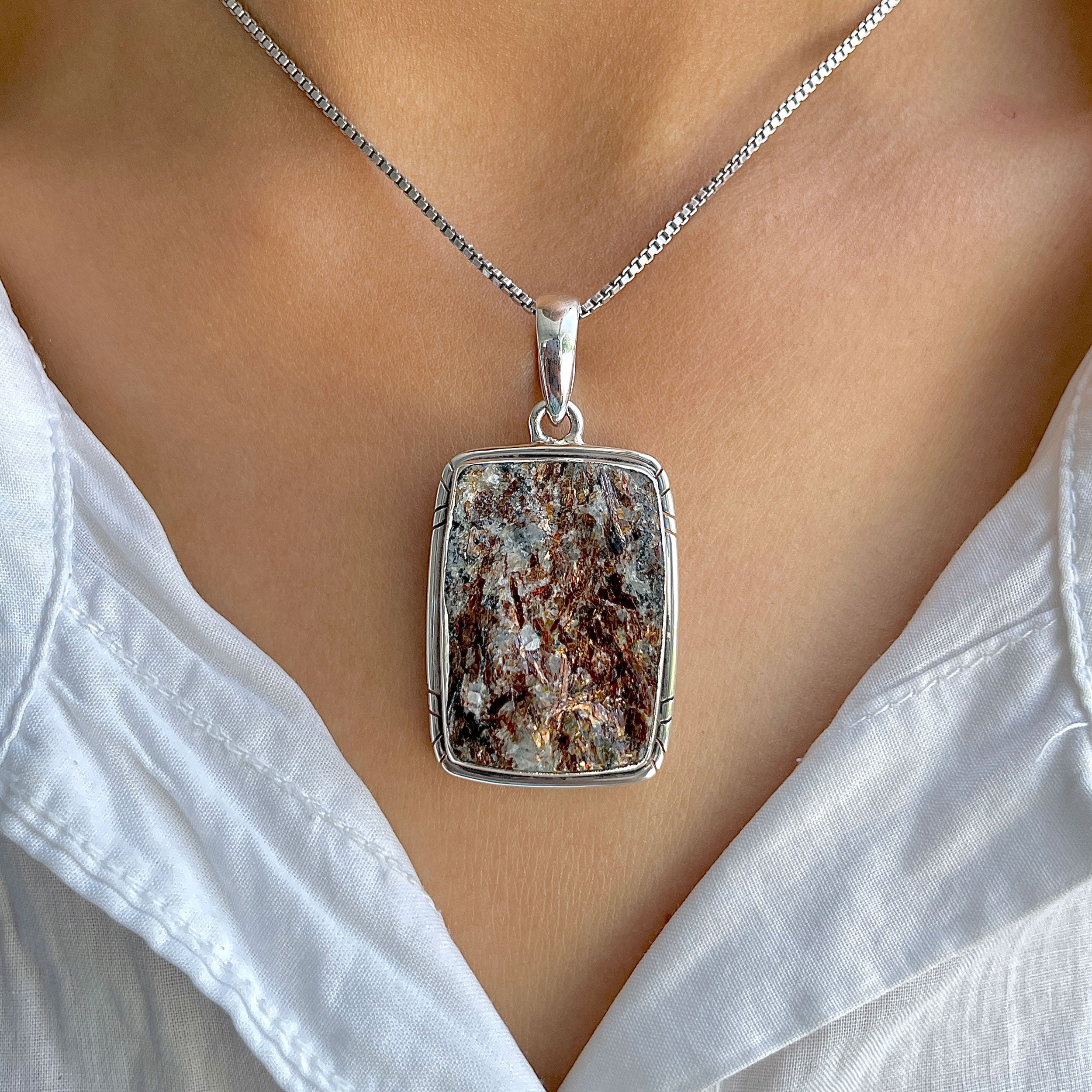 Astrophyllite Pendant-(AST-P-81.)