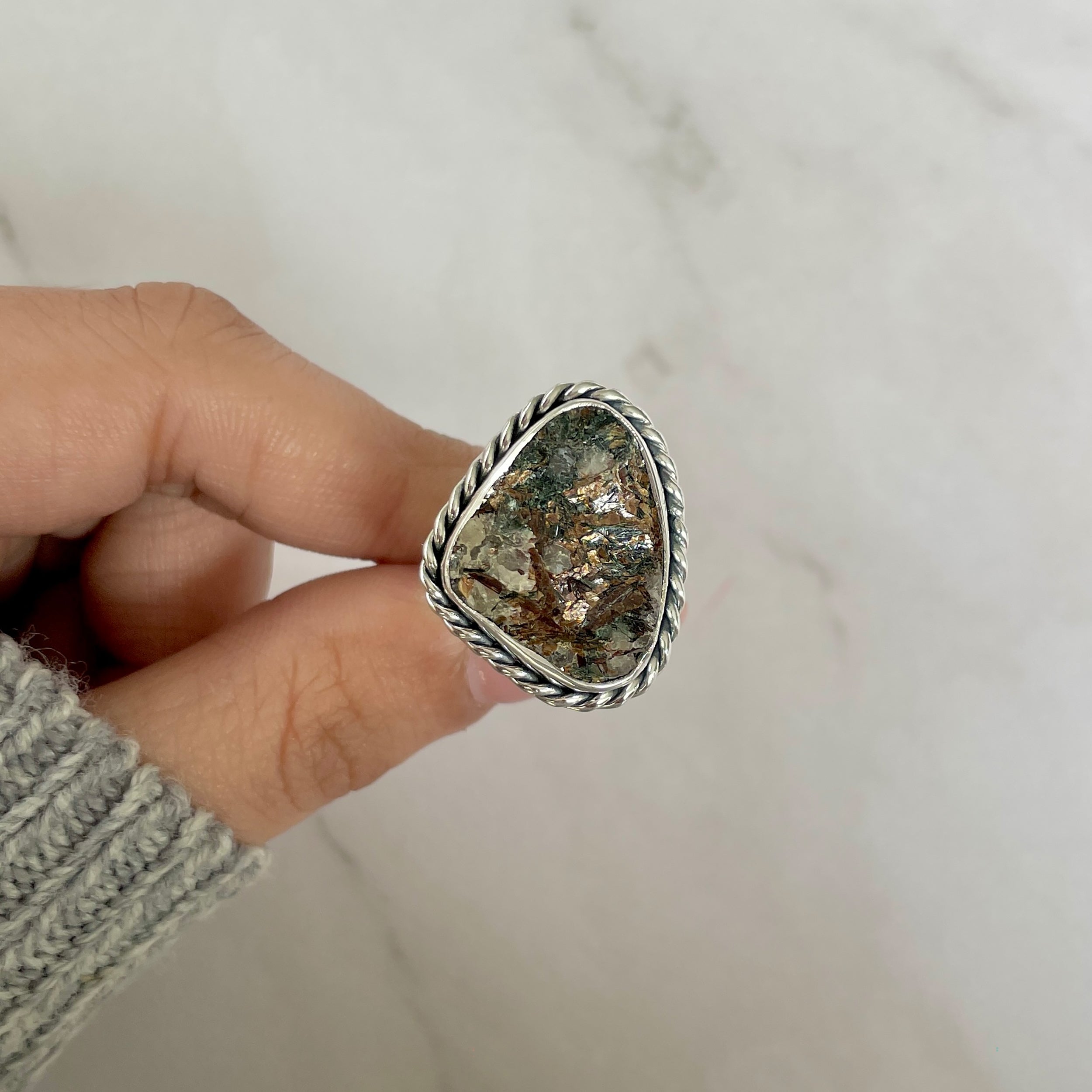 Astrophyllite Adjustable Ring-(AST-R-1.)