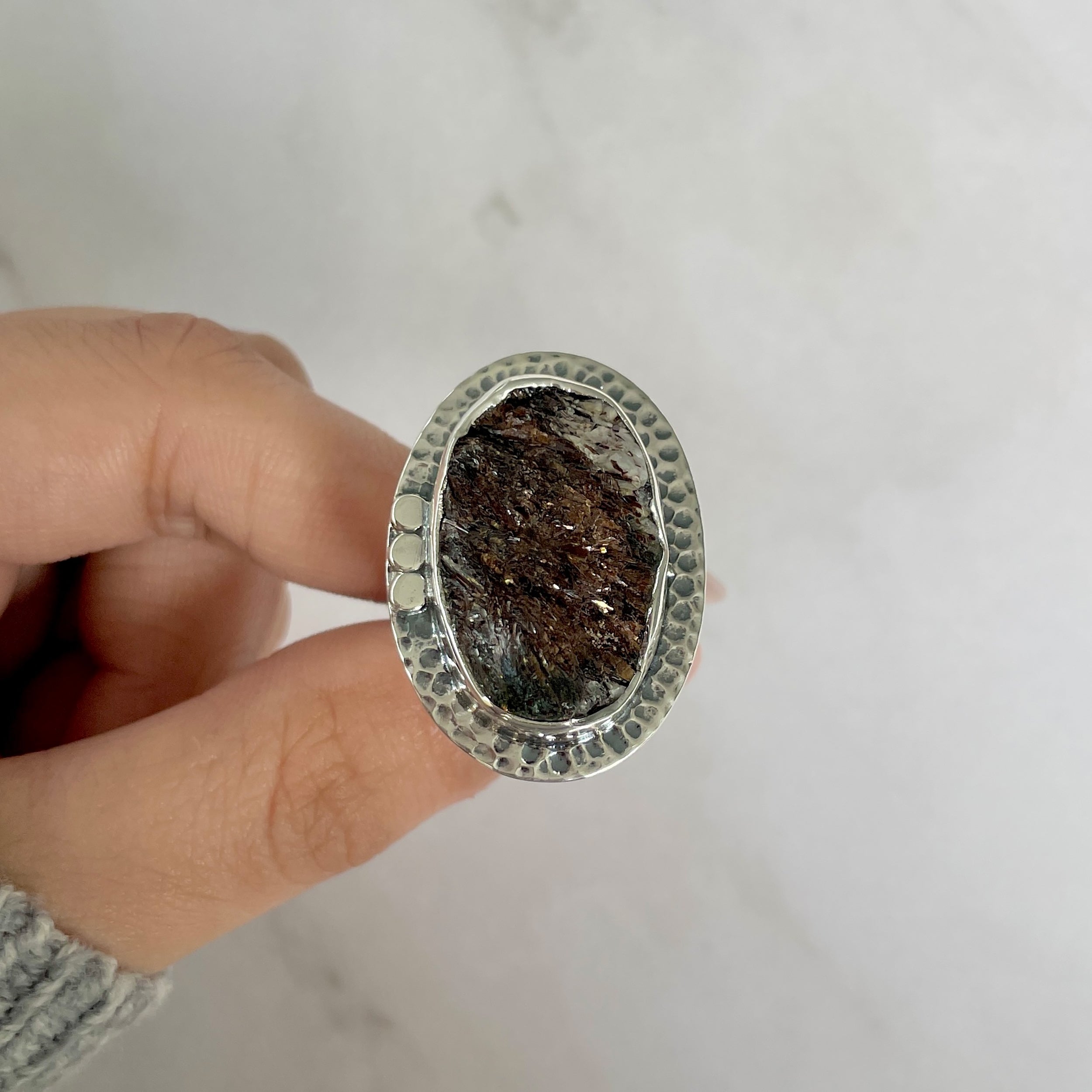 Astrophyllite Ring Size 9-(AST-R-10.)