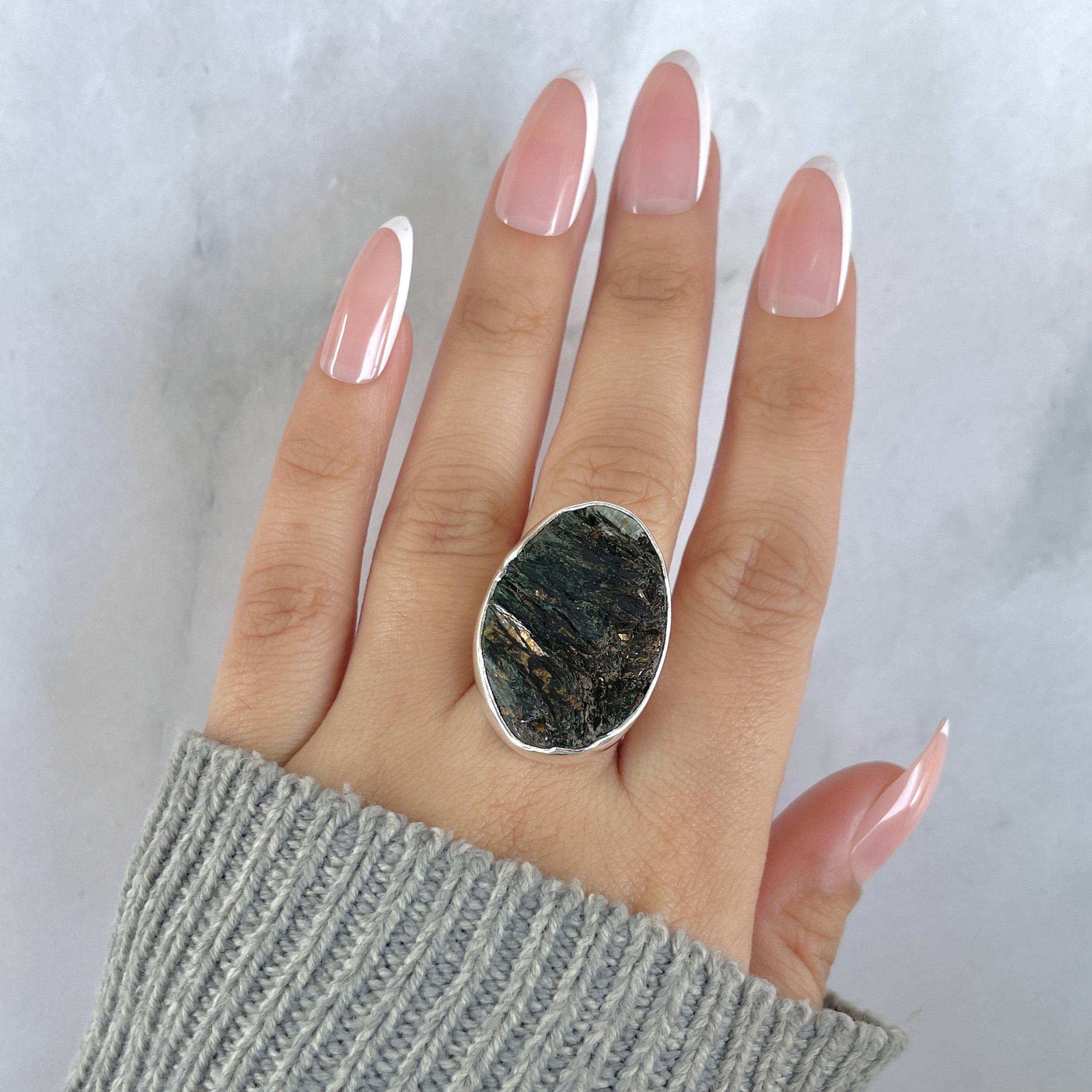 Astrophyllite Adjustable Ring-(AST-R-14.)