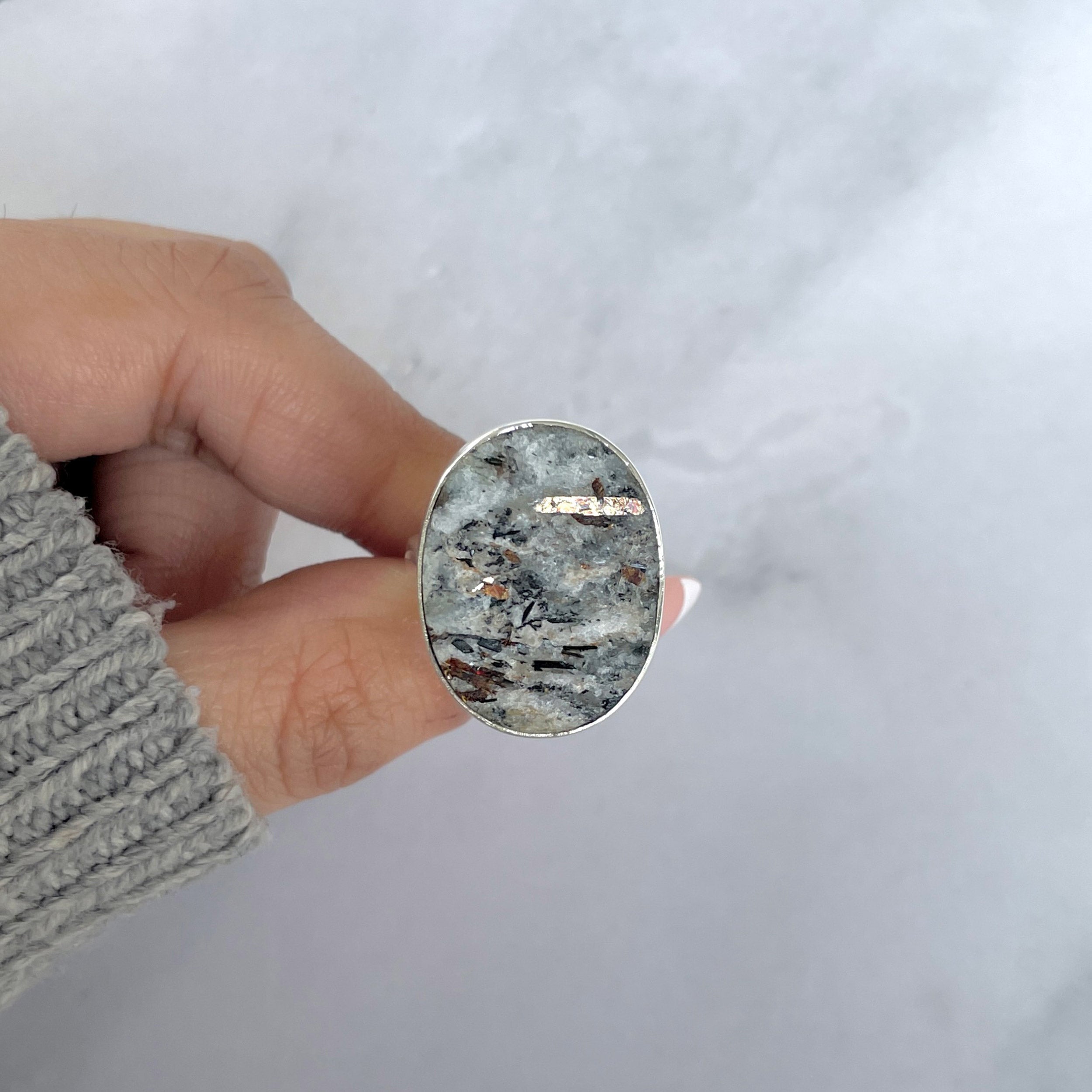 Astrophyllite Adjustable Ring-(AST-R-15.)
