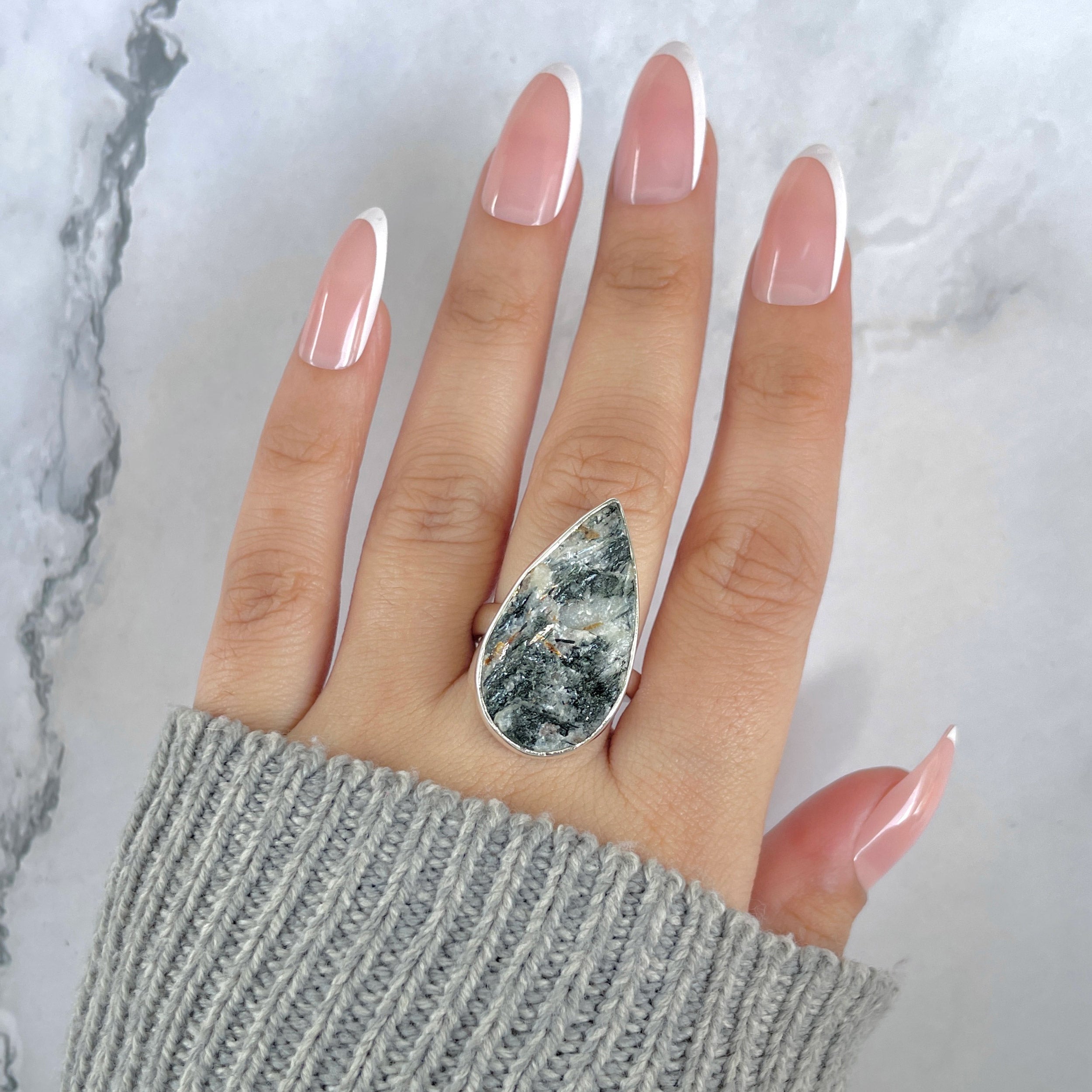 Astrophyllite Adjustable Ring-(AST-R-16.)